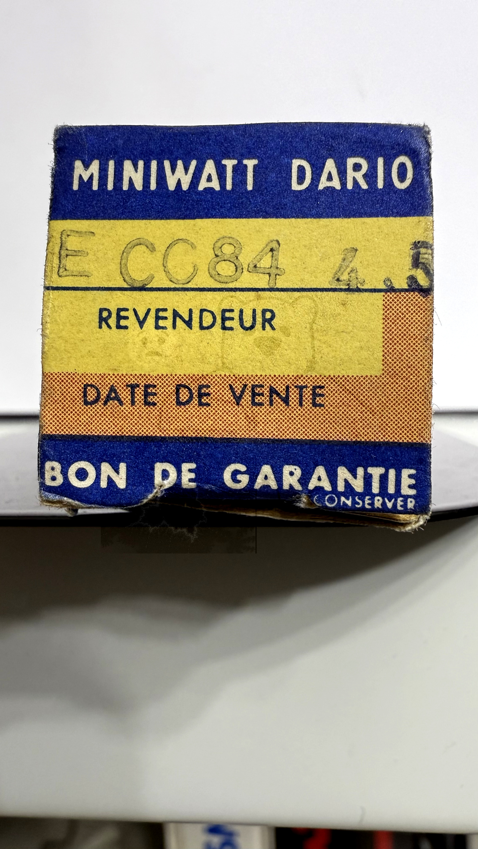 Röhre ECC84 #7154 Verpackung Bild 3