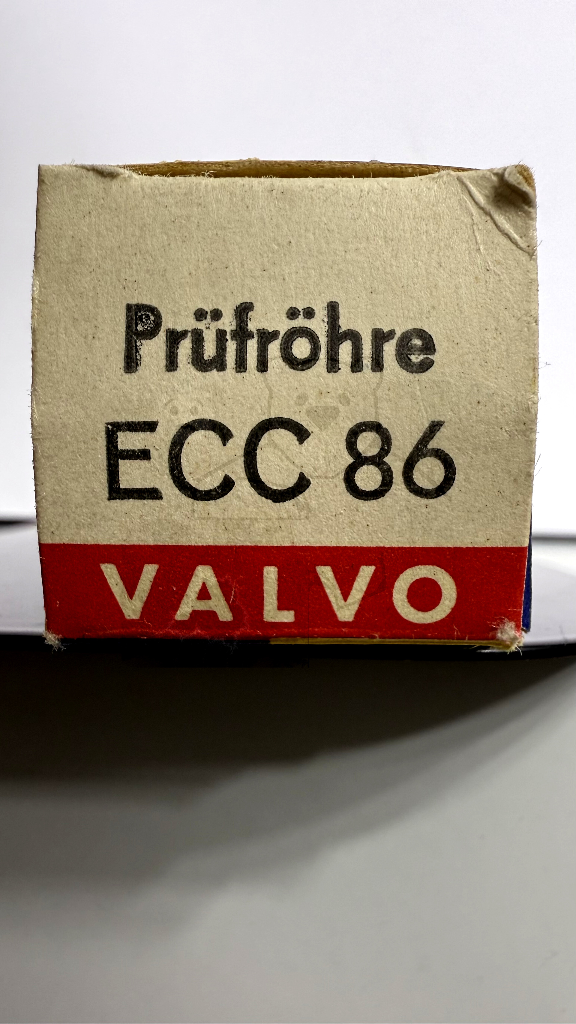 Röhre ECC86 #3938 Prüfröhre Verpackung Bild 2