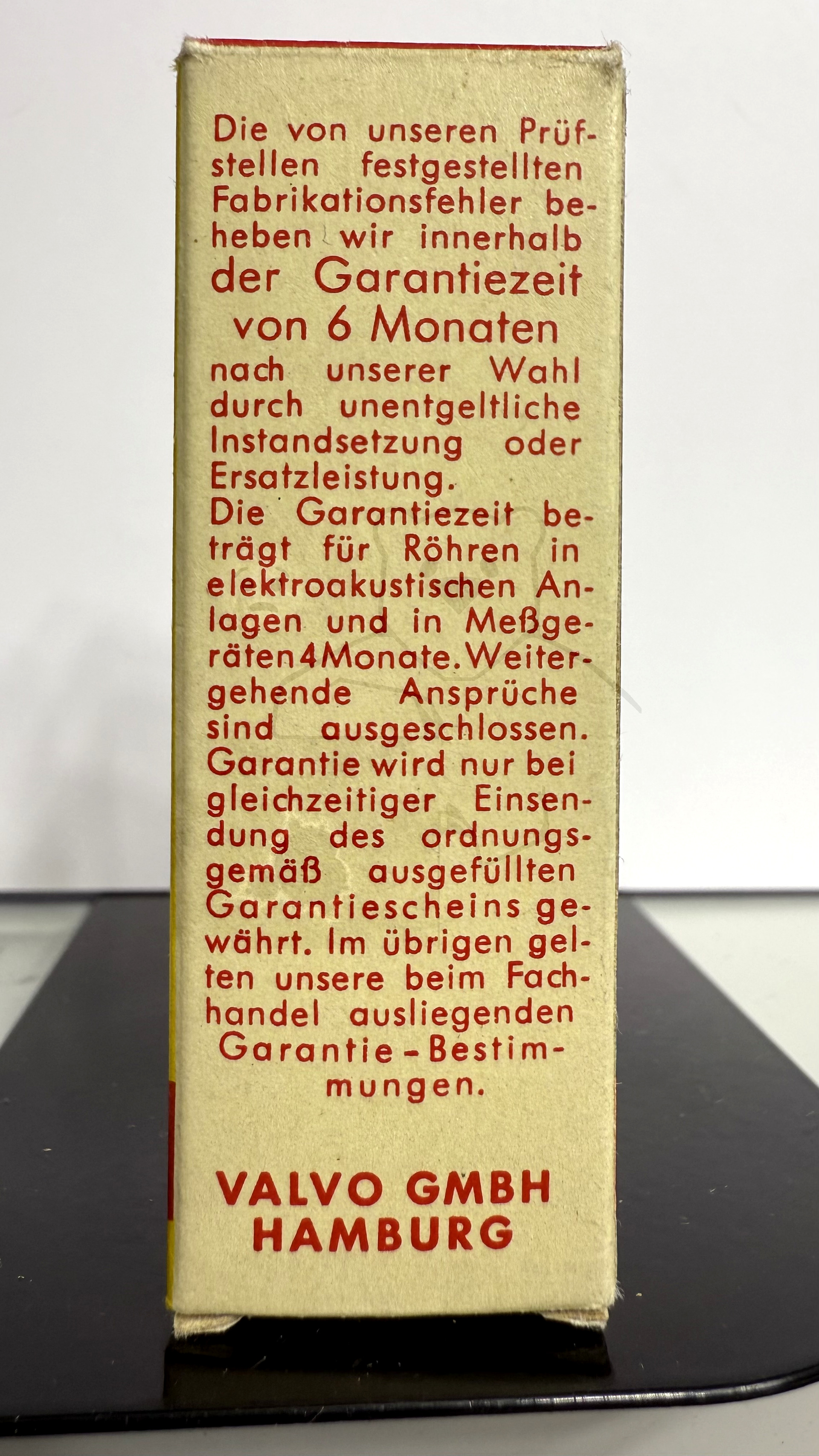 Röhre ECC86 #4065 Verpackung Bild 2