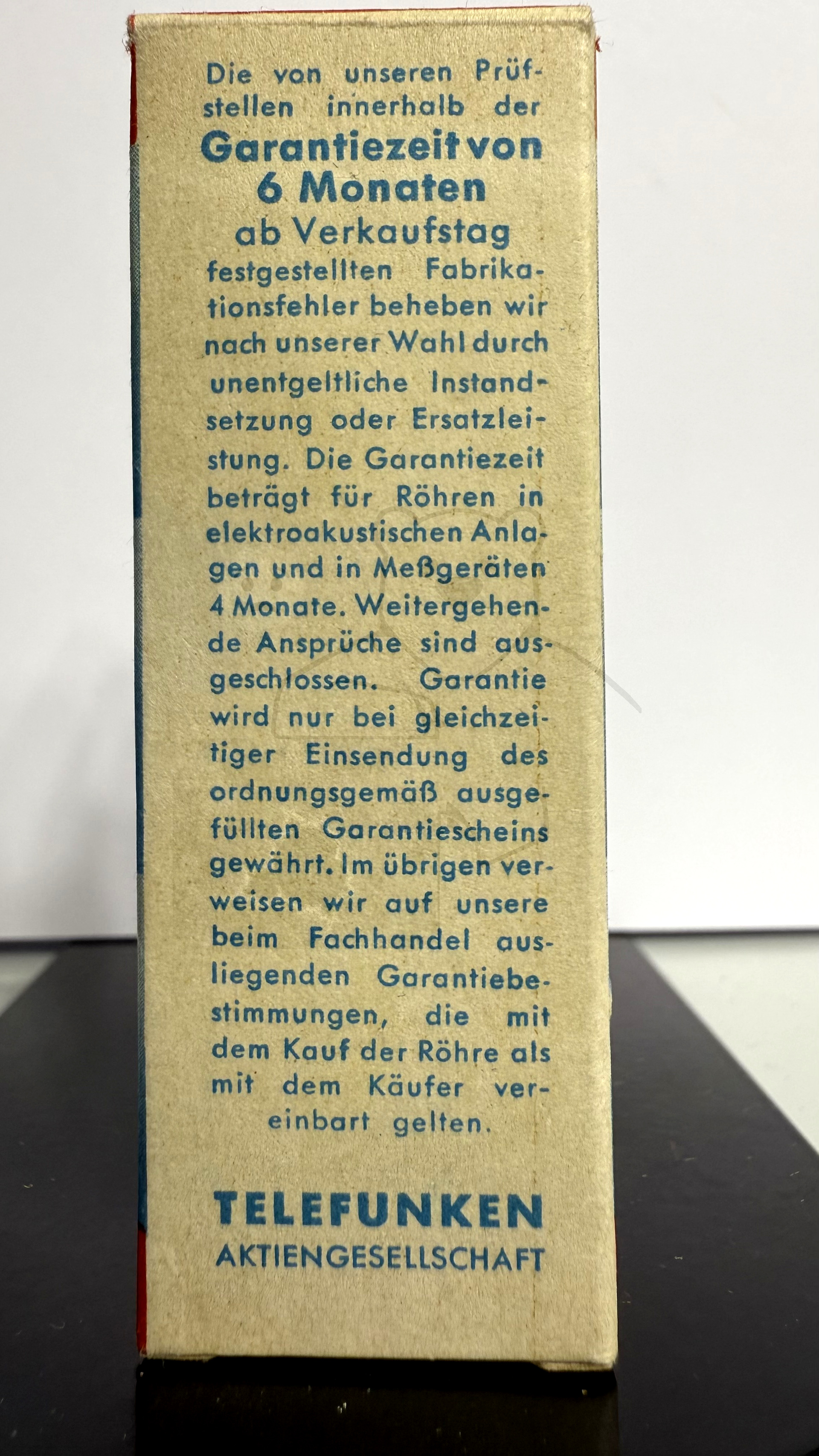 Röhre ECH42 #4061 Verpackung Bild 4