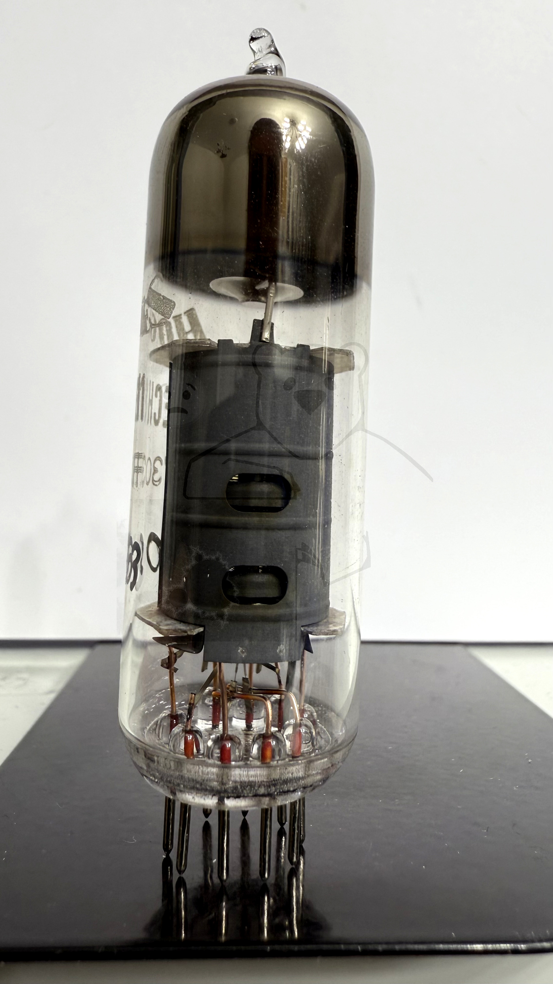 Röhre ECH81 #0563 'Besonders hohe Kolbenform' Bild 2