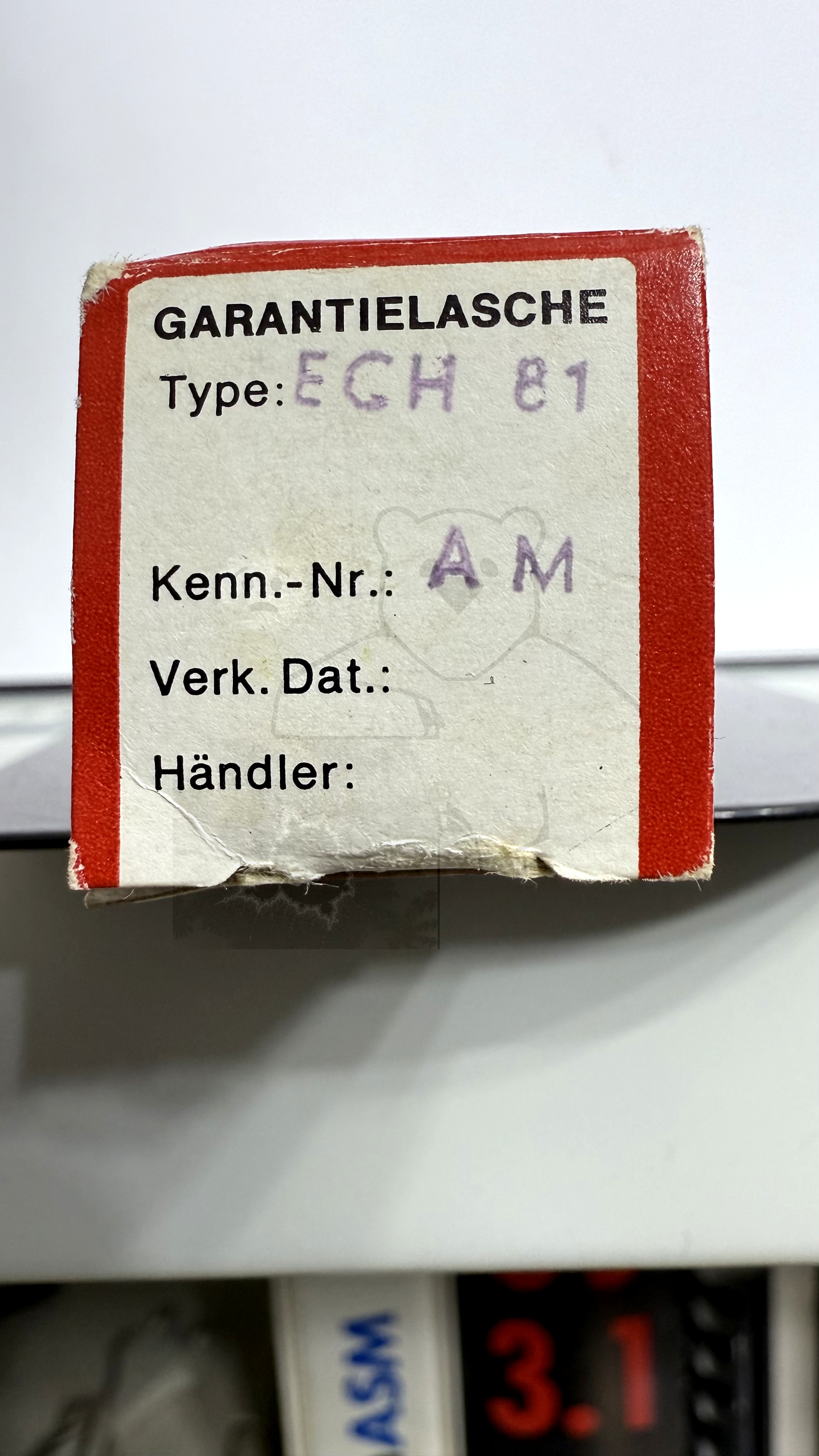 Röhre ECH81 #7071 Verpackung Bild 3