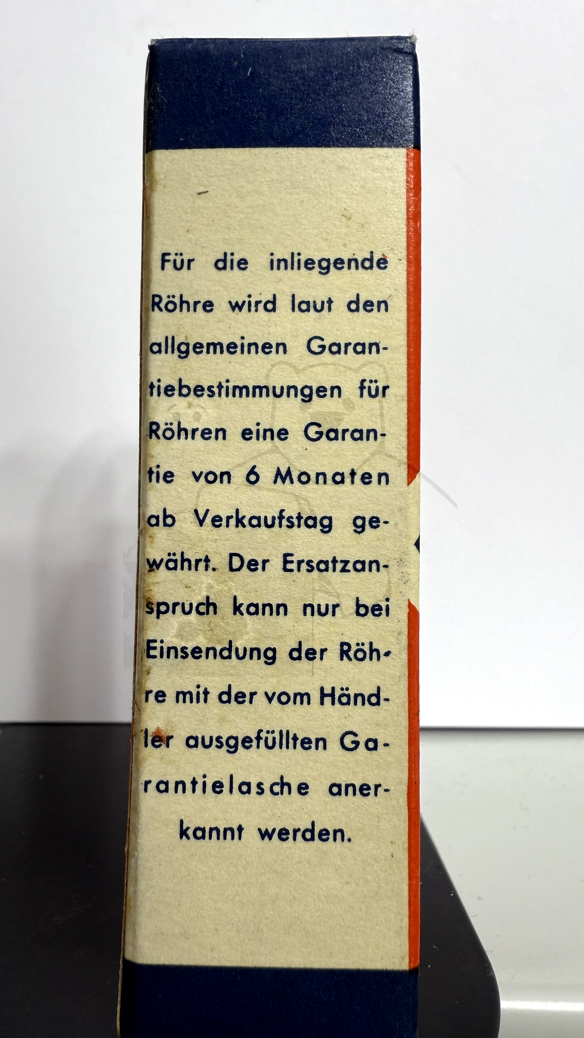 Röhre ECH81 #7073 Verpackung Bild 2