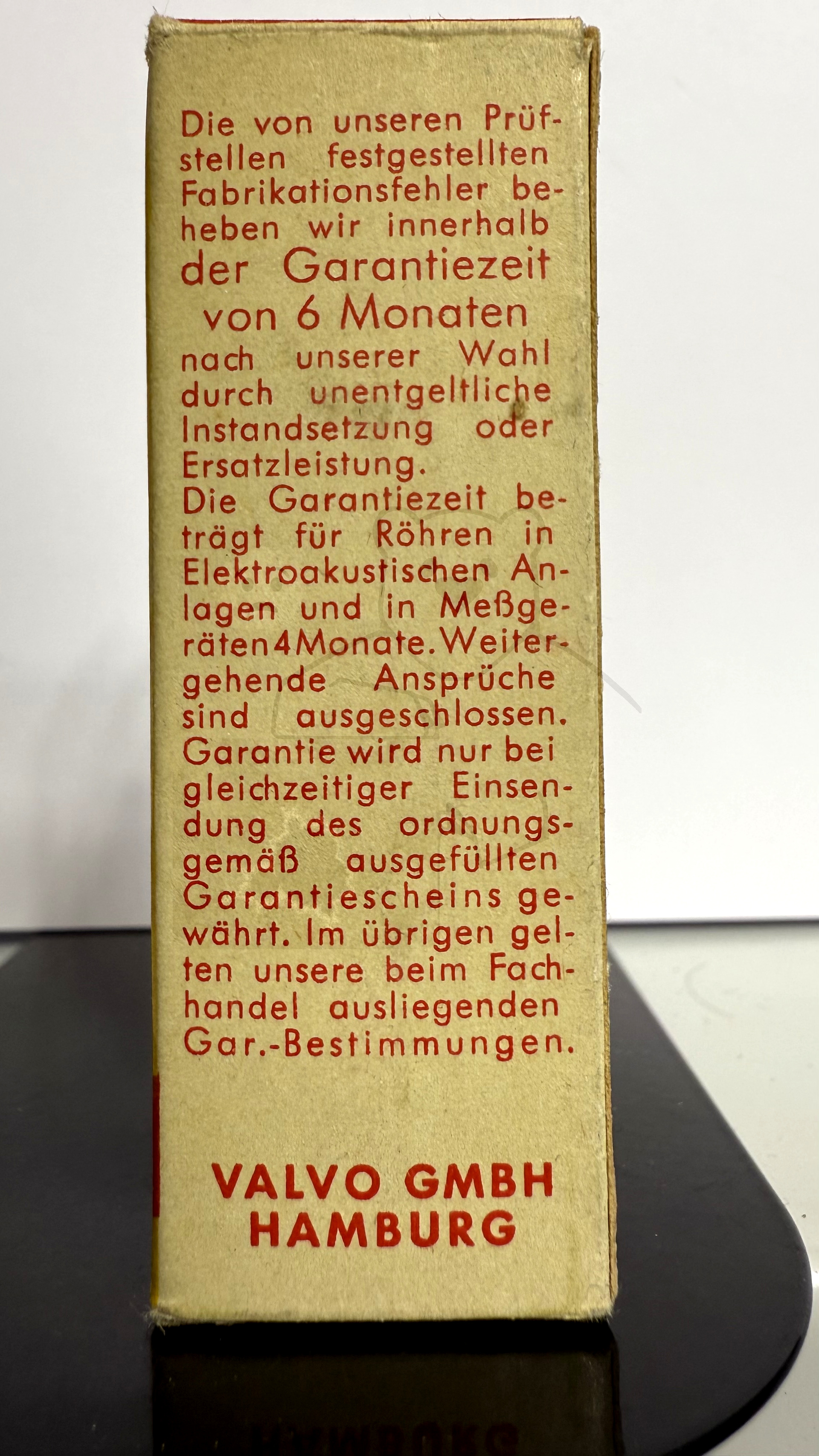 Röhre ECL80 #3935 Verpckung Bild 2