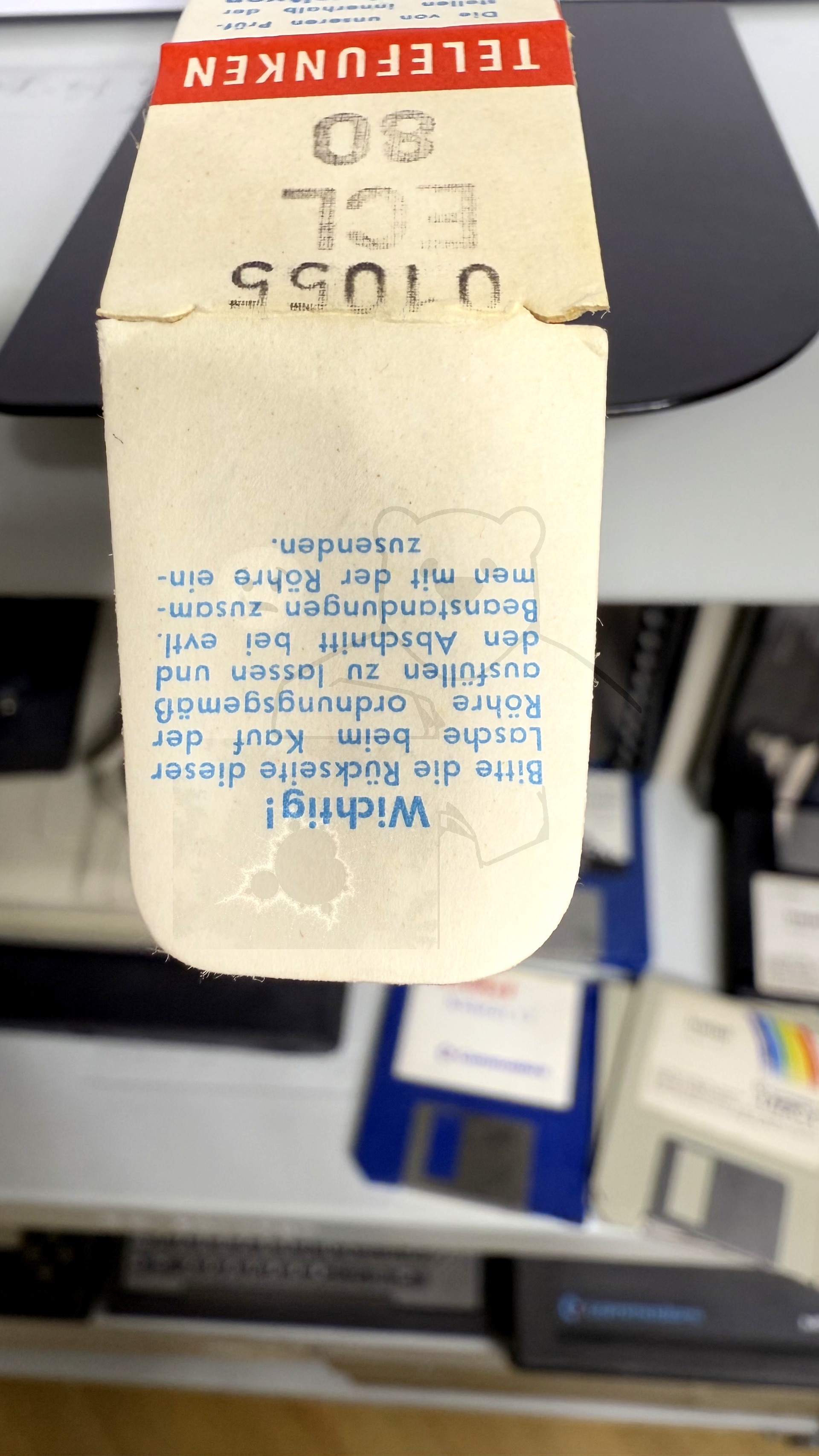 Röhre ECL80 #5955 Verpackung Bild 2