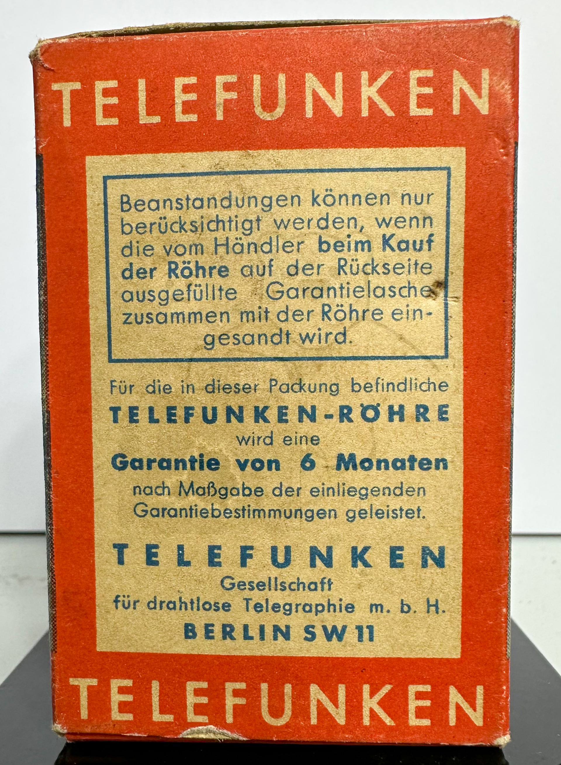 Röhre EDD11 #6464 Verpackung Bild 4