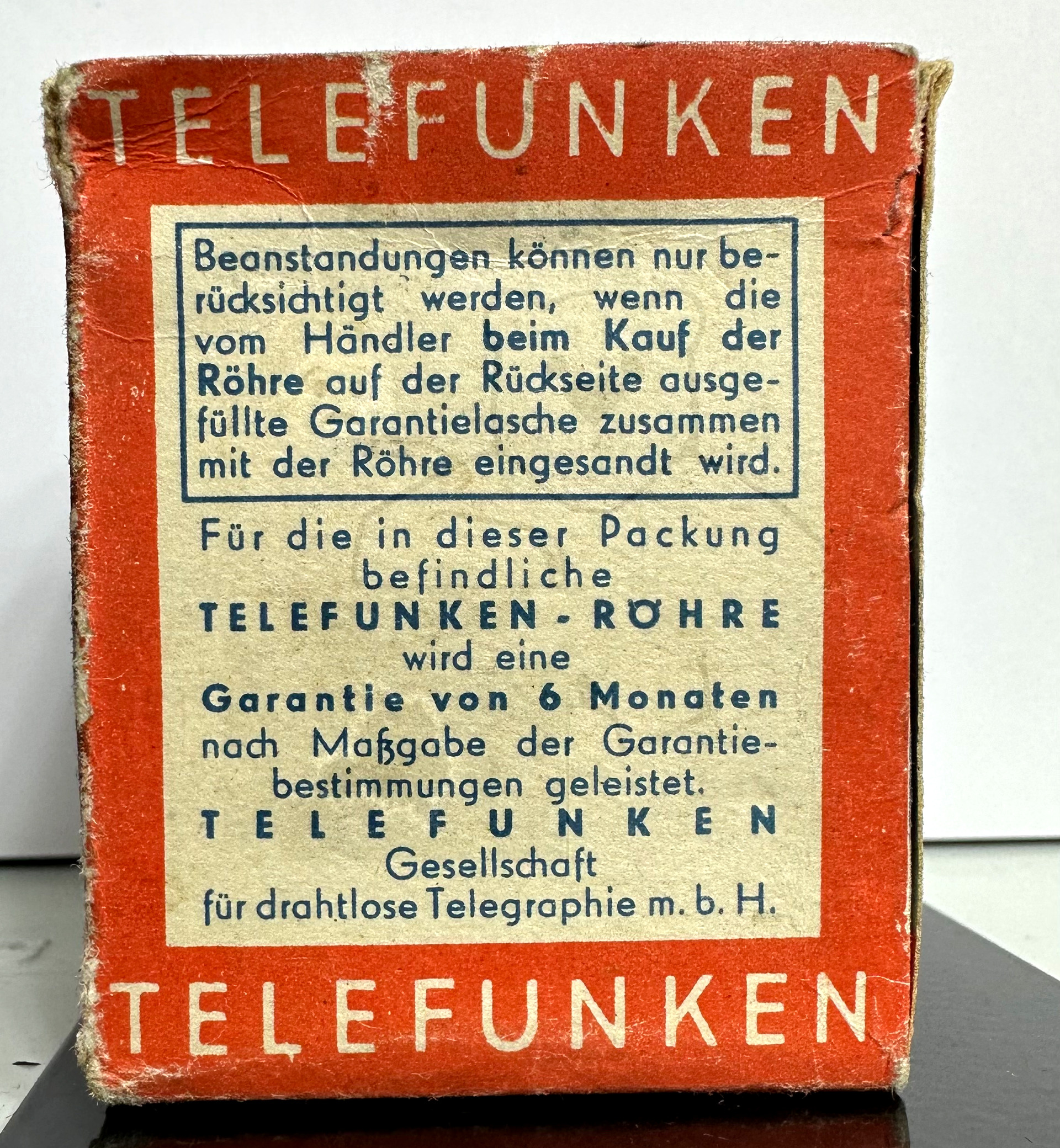 Röhre EF12 #3323 Verpackung Bild 4