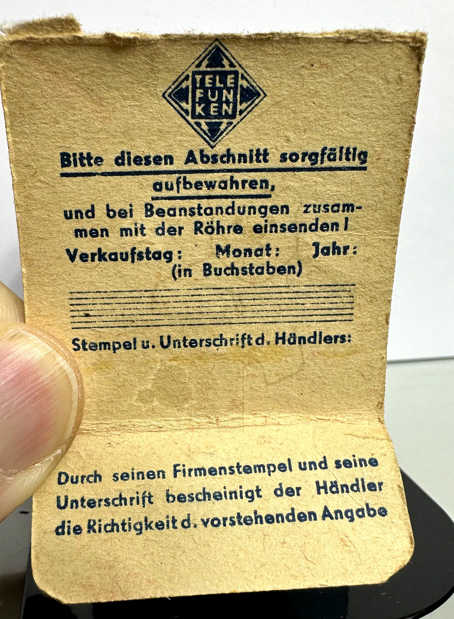 Röhre EF12 #3323 Verpackung Bild 5