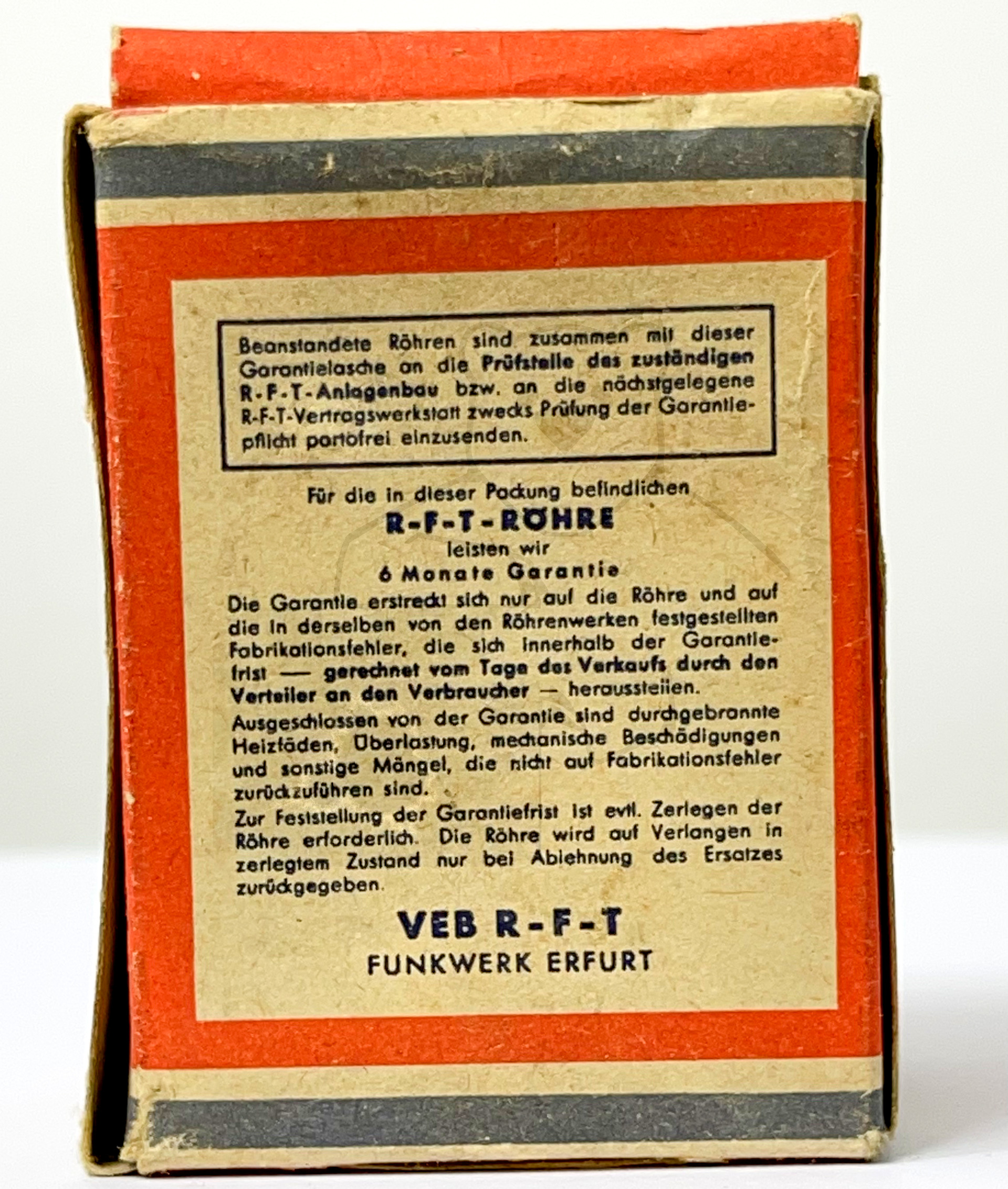 Röhre EF174 #7775 Verpackung Bild 2