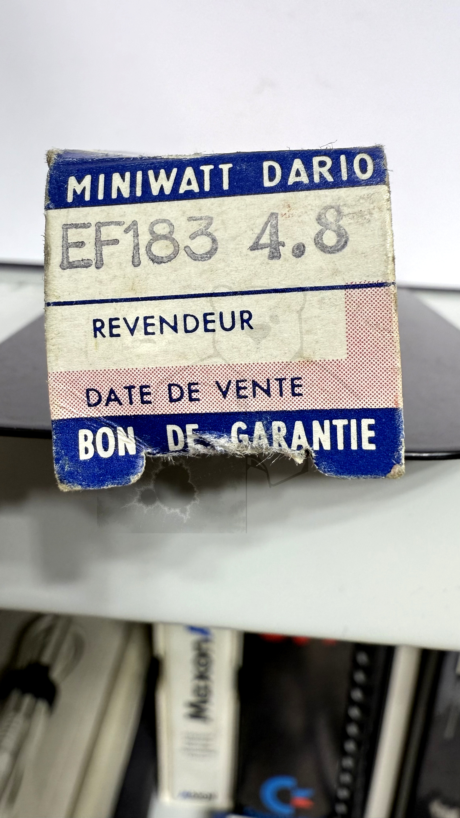 Röhre EF183 #7050 Verpackung Bild 3