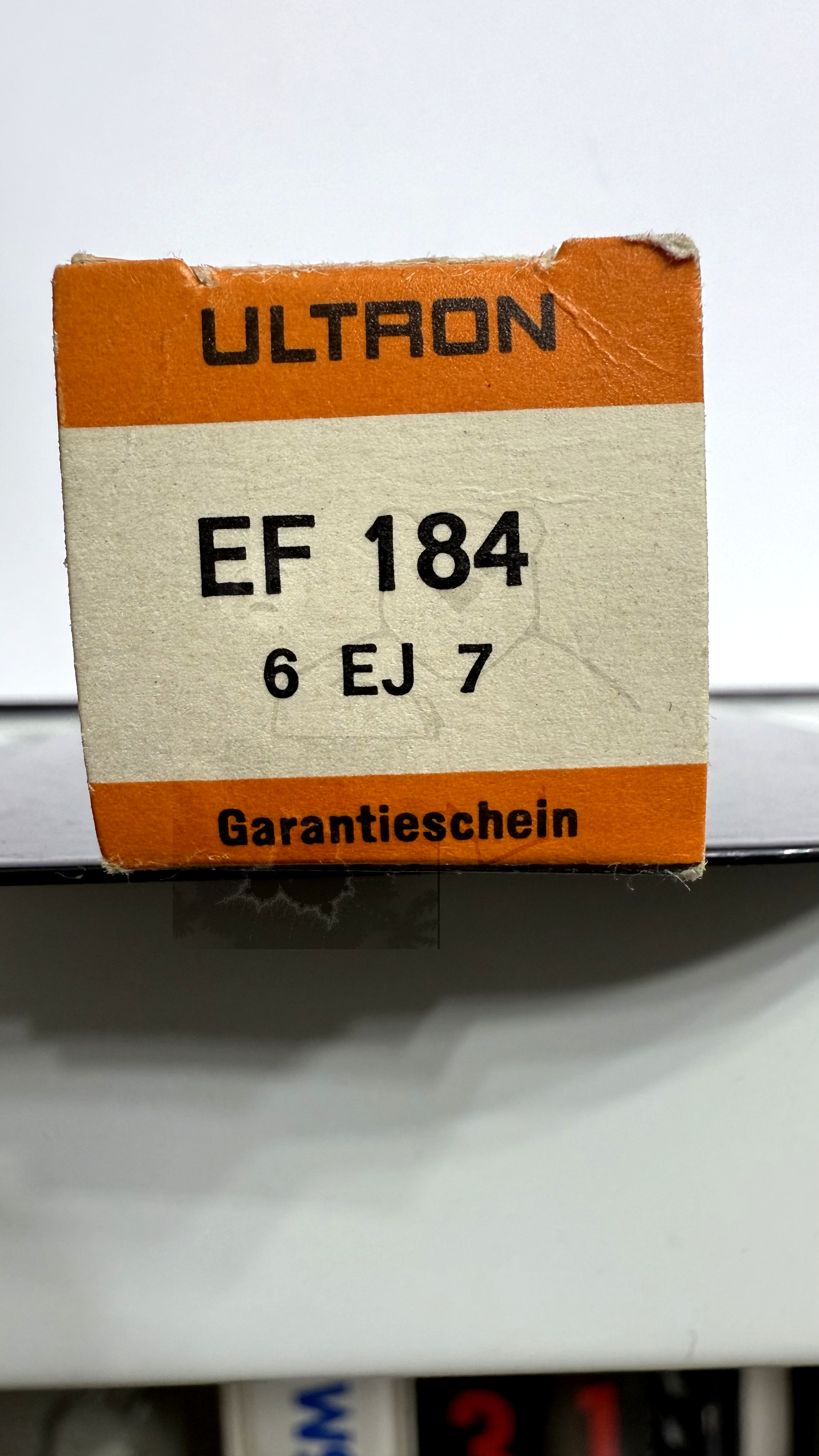 Röhre EF184 #7079 Verpackung Bild 4