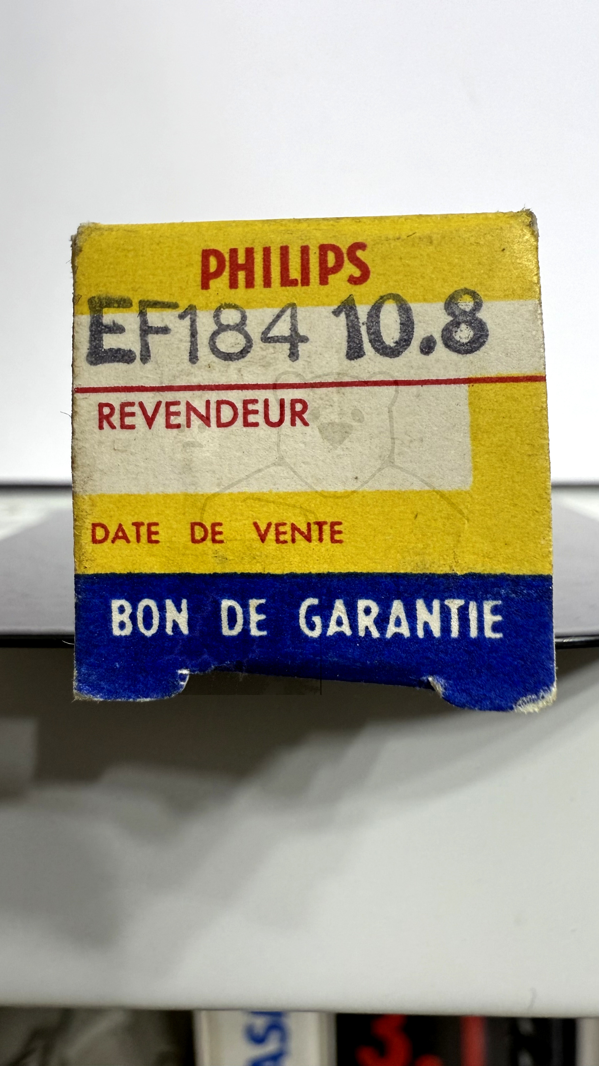 Röhre EF184 #7115 Verpackung Bild 3