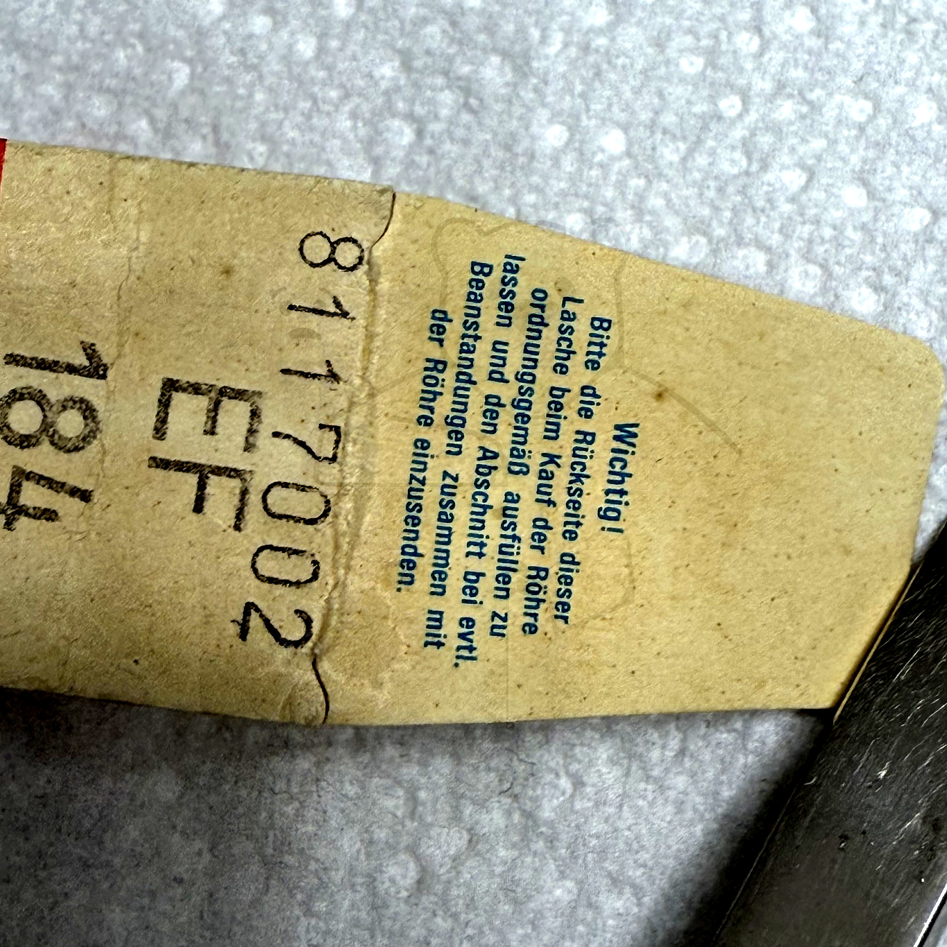 Röhre EF184 #7173 Verpackung Bild 2