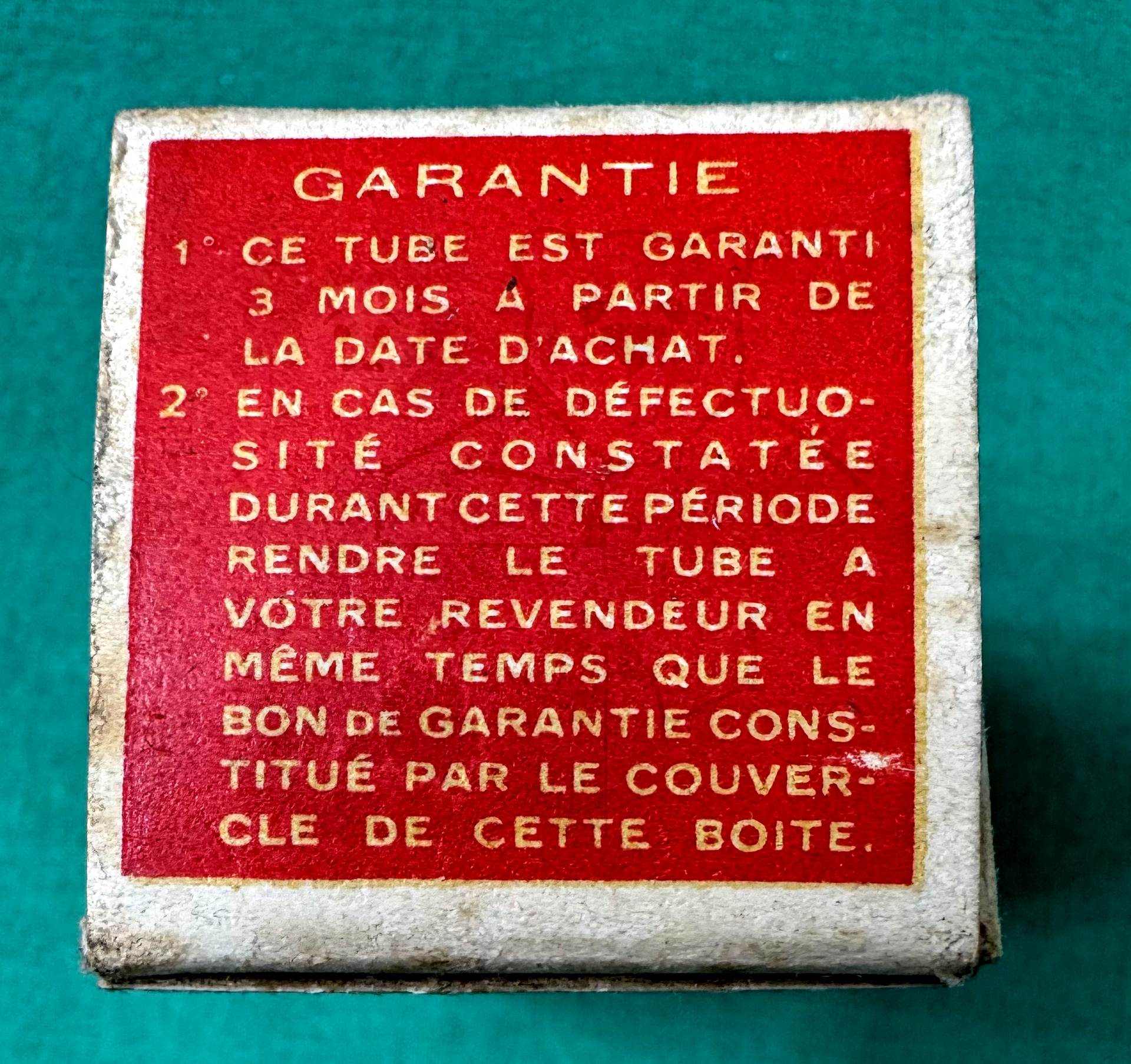 Röhre EF8 #3756 Verpackung Bild 6