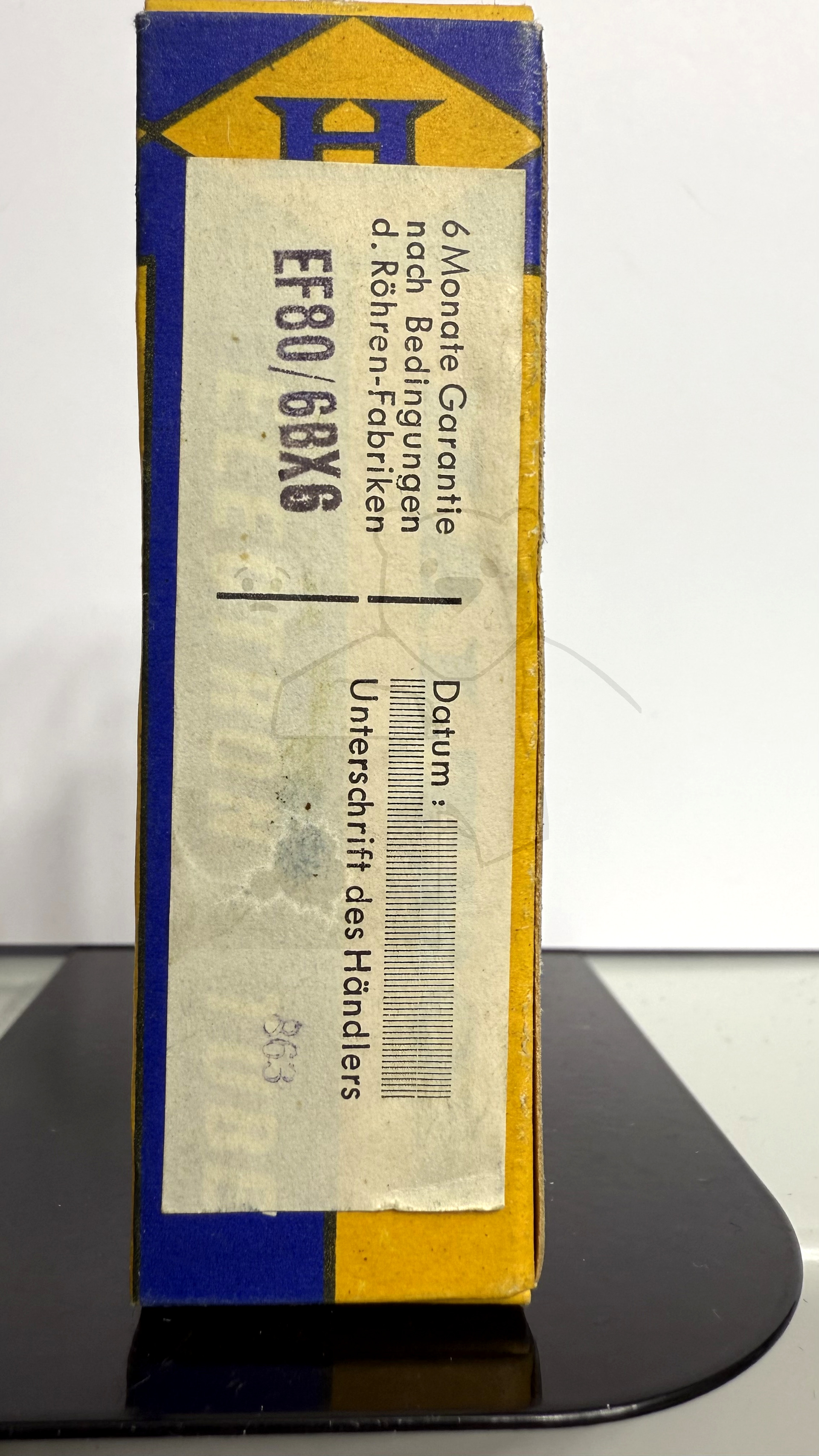 Röhre EF80 #3349 Verpackung Bild 2