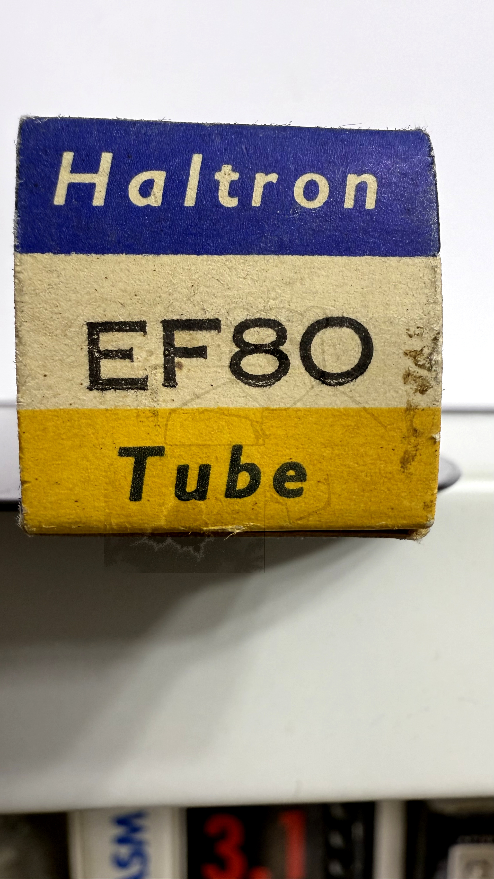 Röhre EF80 #3349 Verpackung Bild 3