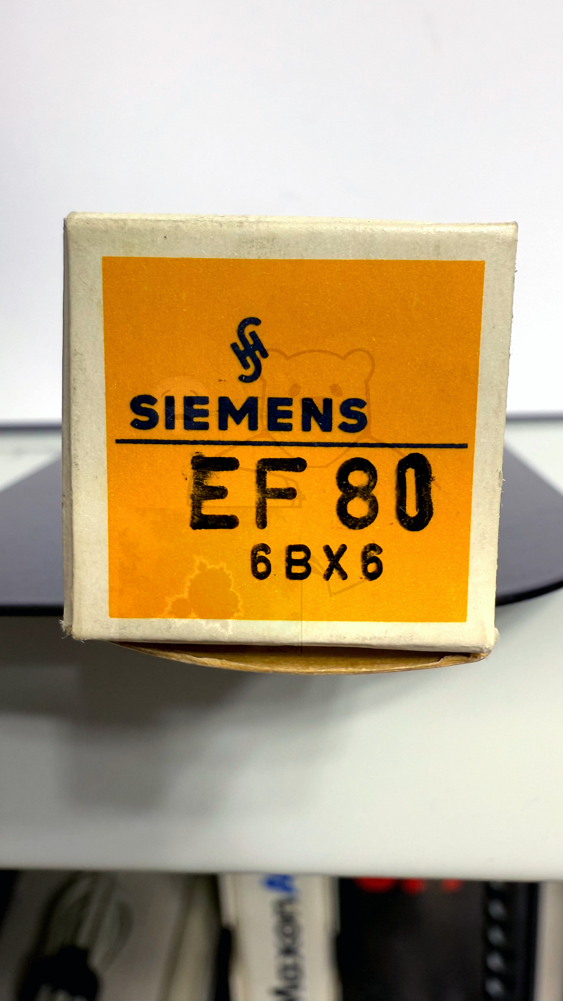 Röhre EF80 #5922 Verpackung Bild 2
