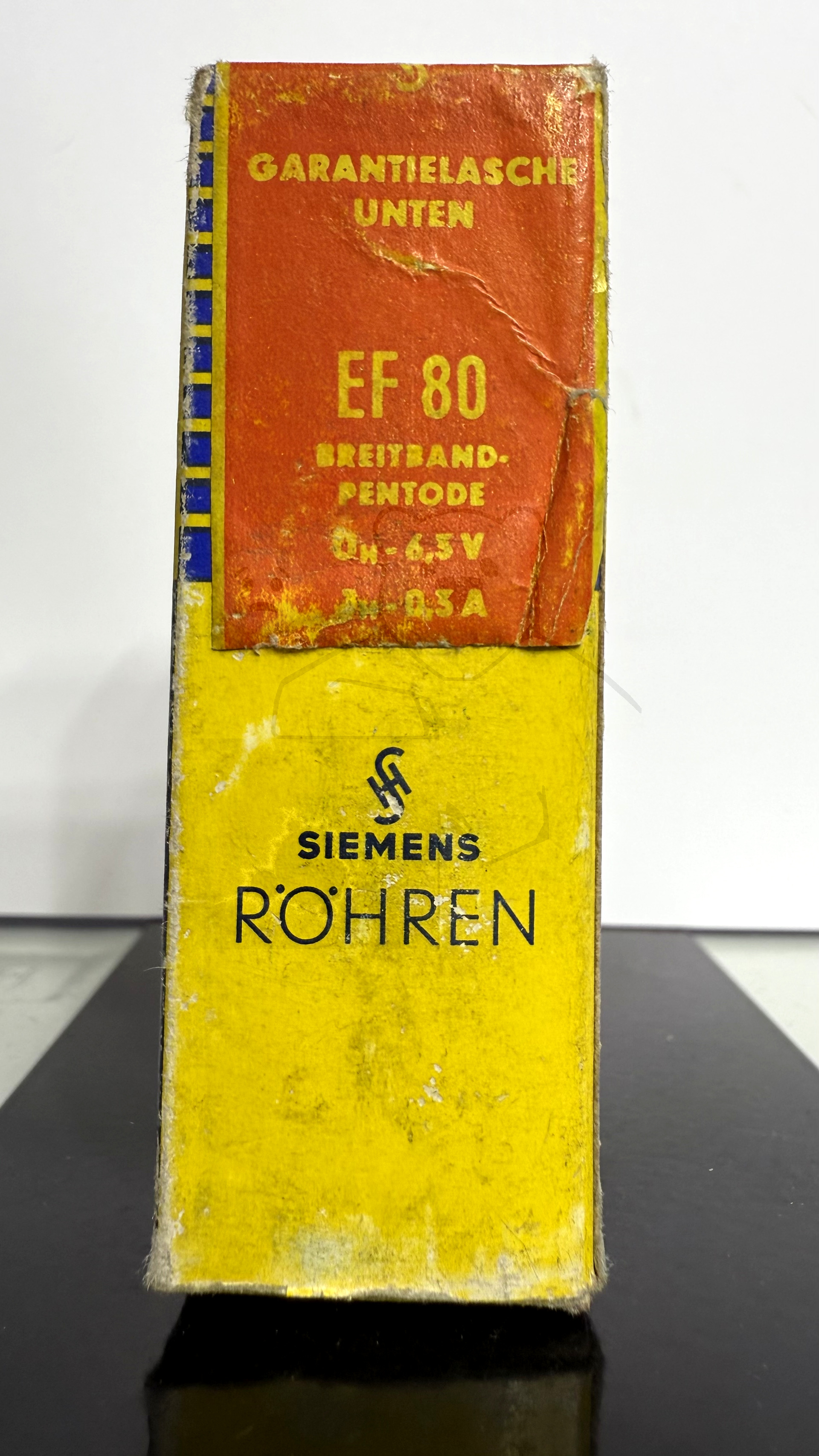 Röhre EF80 #6992 Verpackung Bild 1