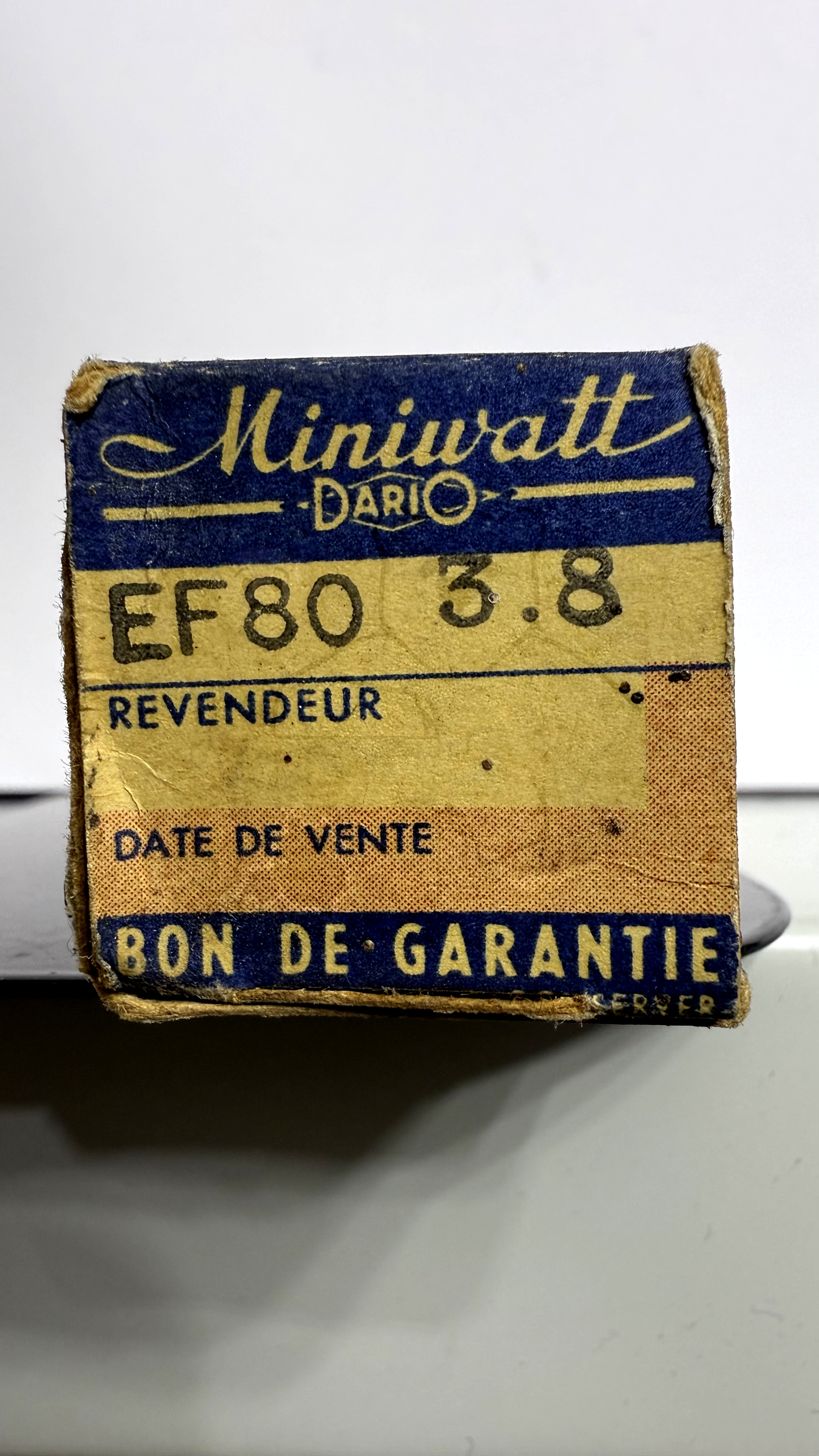 Röhre EF80 #7016 Verpackung Bild 4