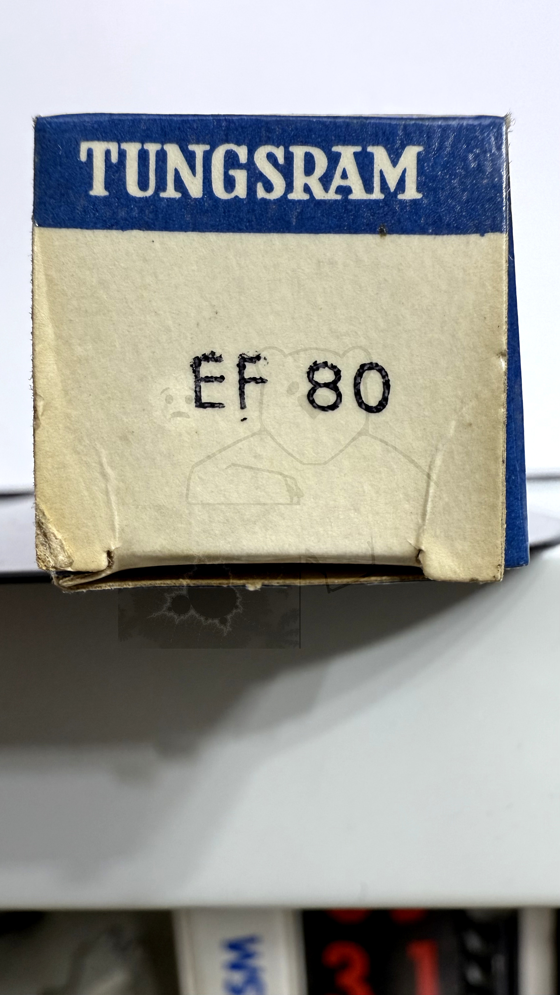 Röhre EF80 #7017 Verpackung Bild 3