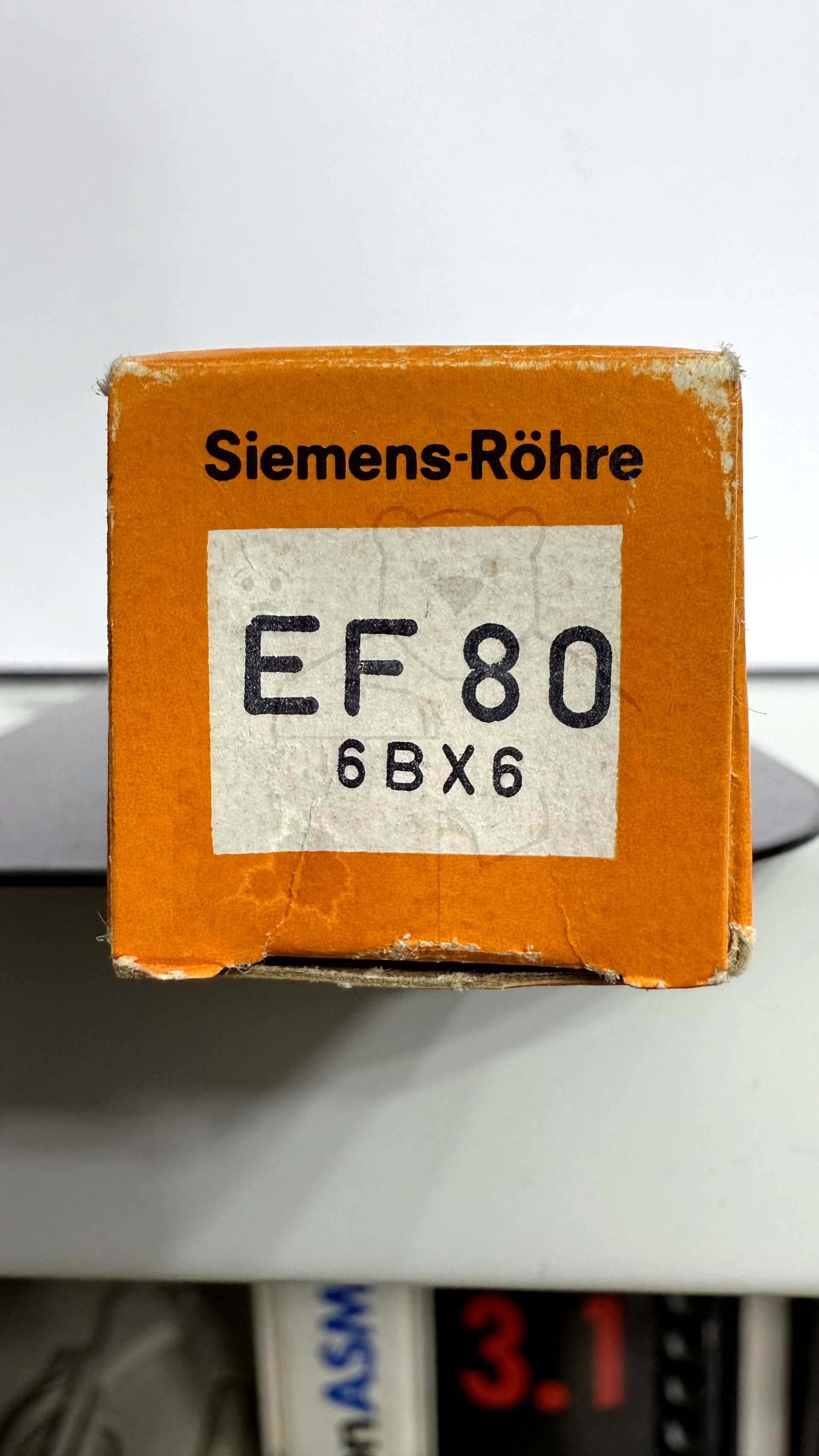 Röhre EF80 #7027 Verpackung Bild 4