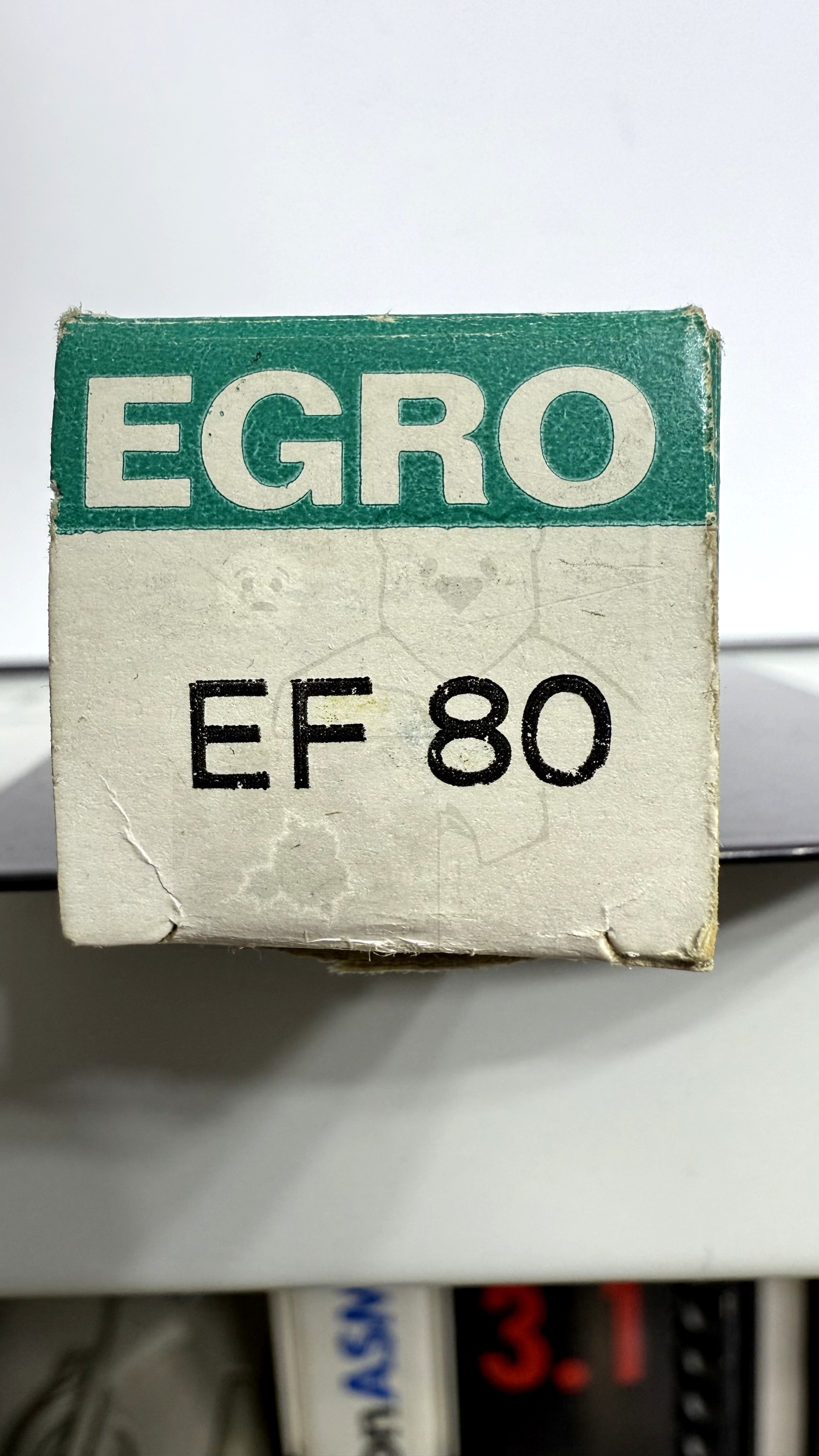 Röhre EF80 #7032 Verpackung Bild 3