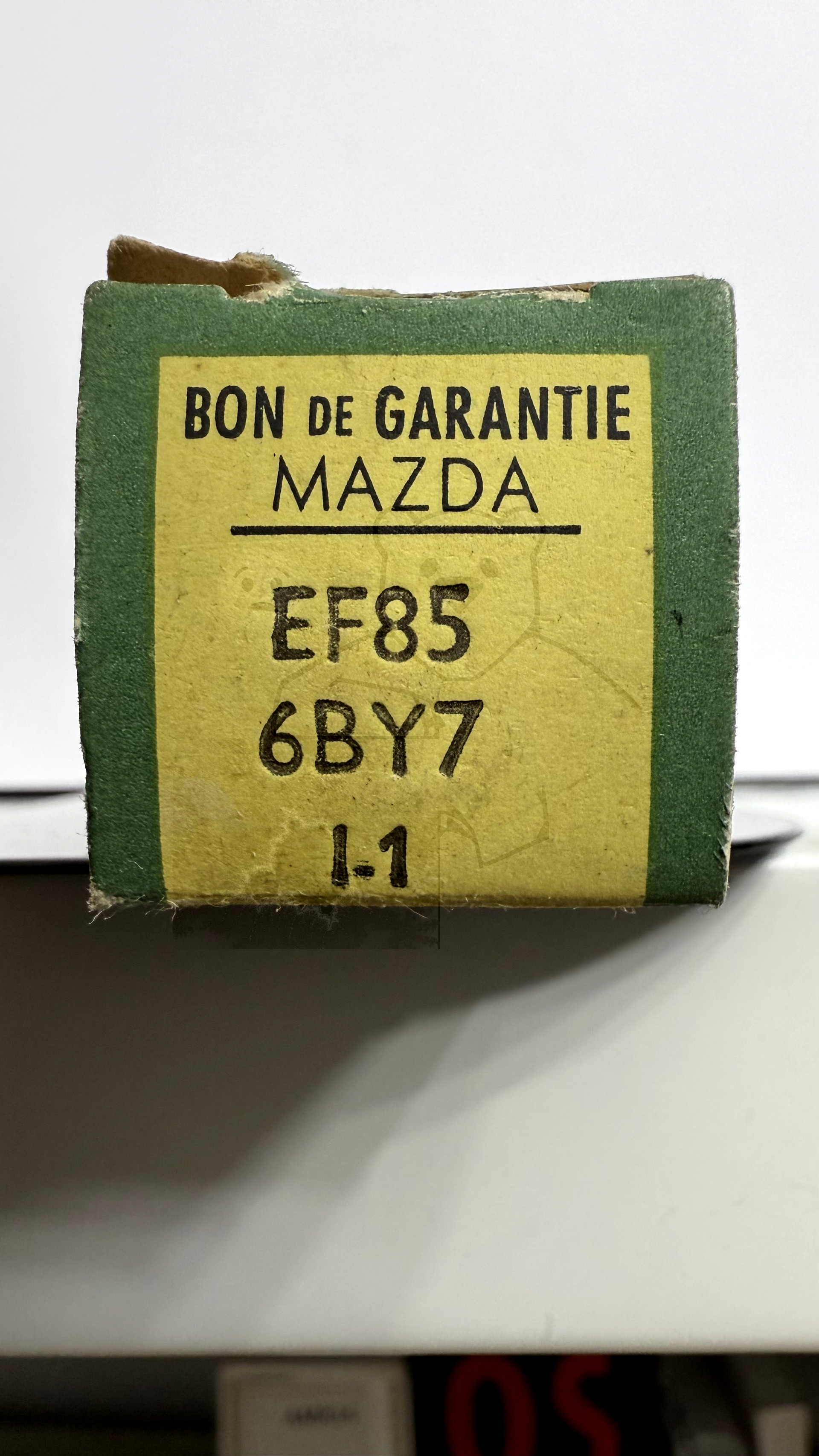 Röhre EF85 #7148 Verpackung Bild 3