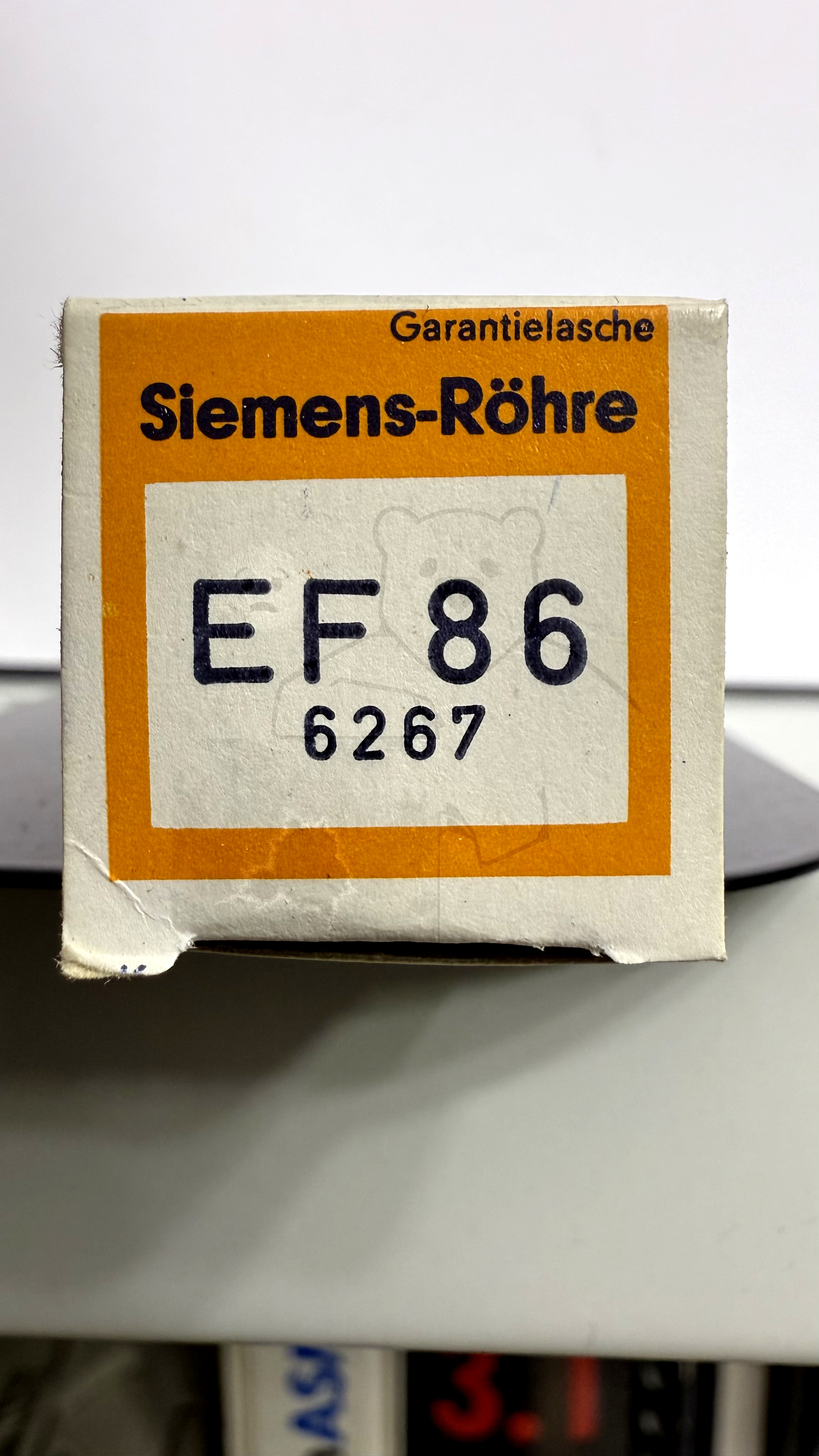 Röhre EF86 #3111 Verpackung Bild 3