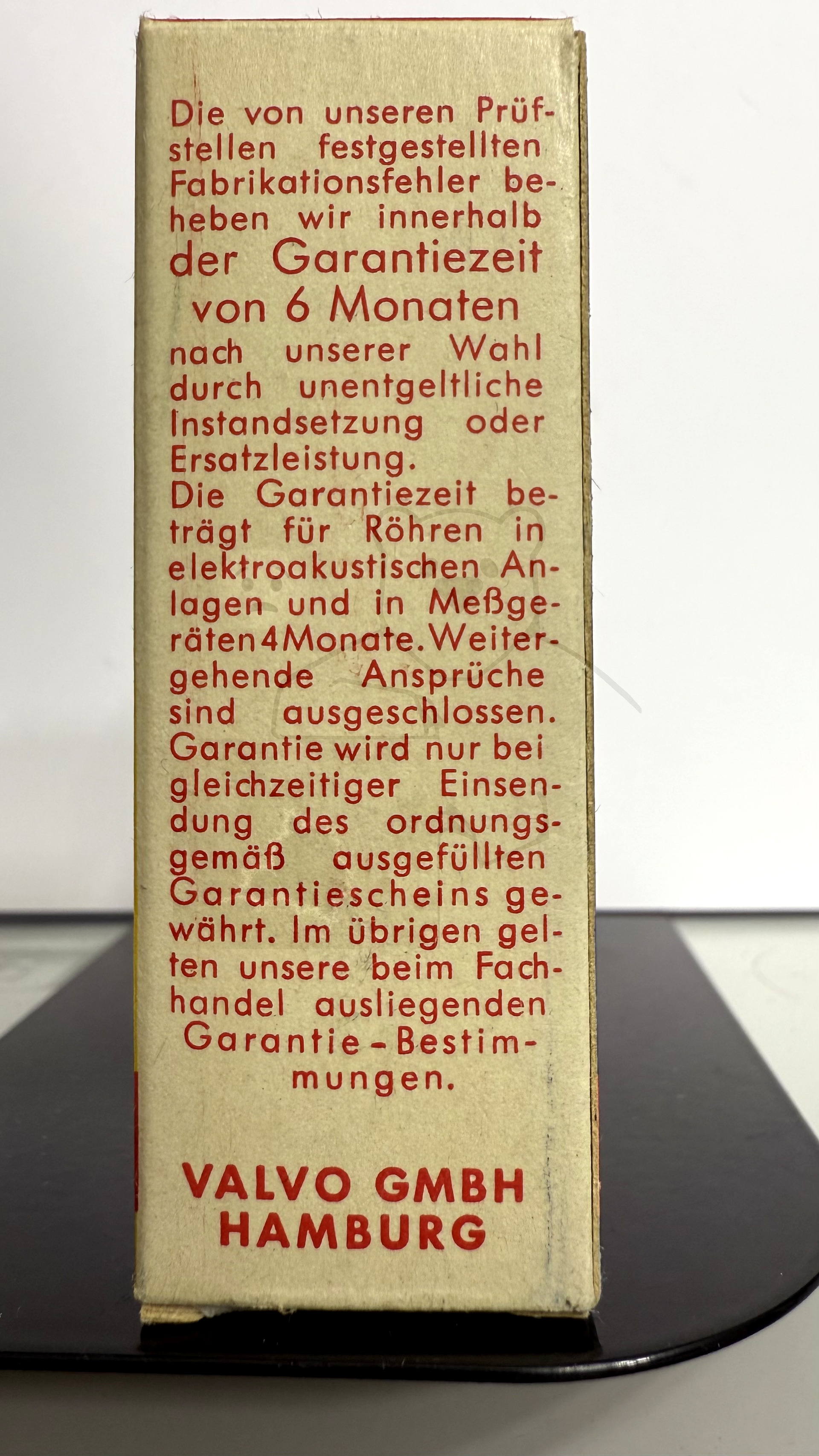 Röhre EF86 #3342 Verpackung Bild 2