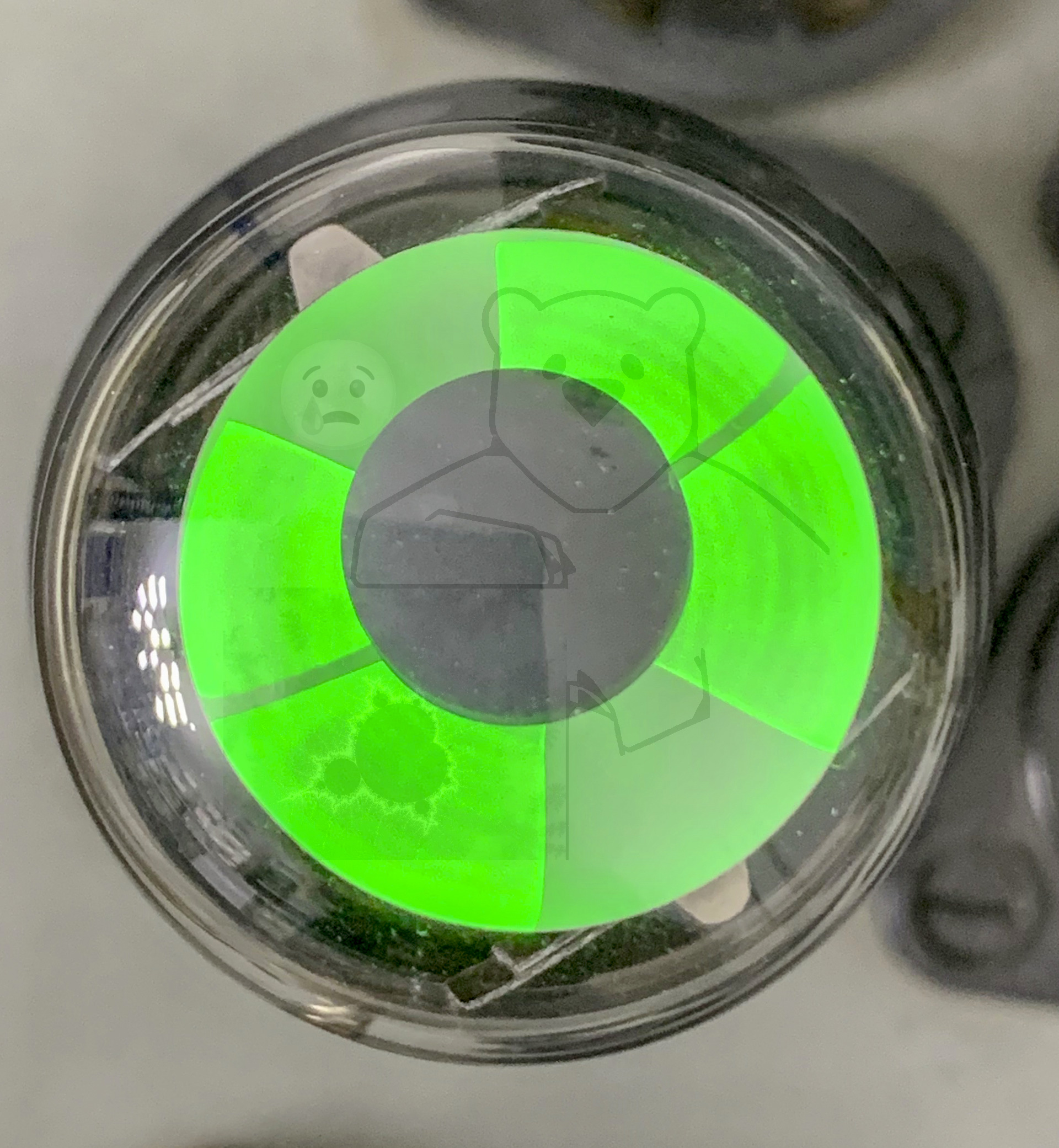 Röhre EFM11 #3508 In Betrieb Bild 2