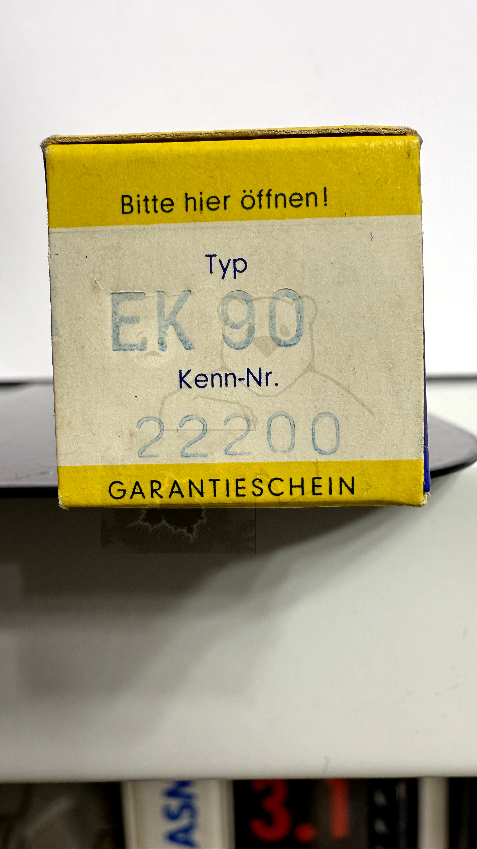 Röhre EK90 #3870 Verpackung Bild 4