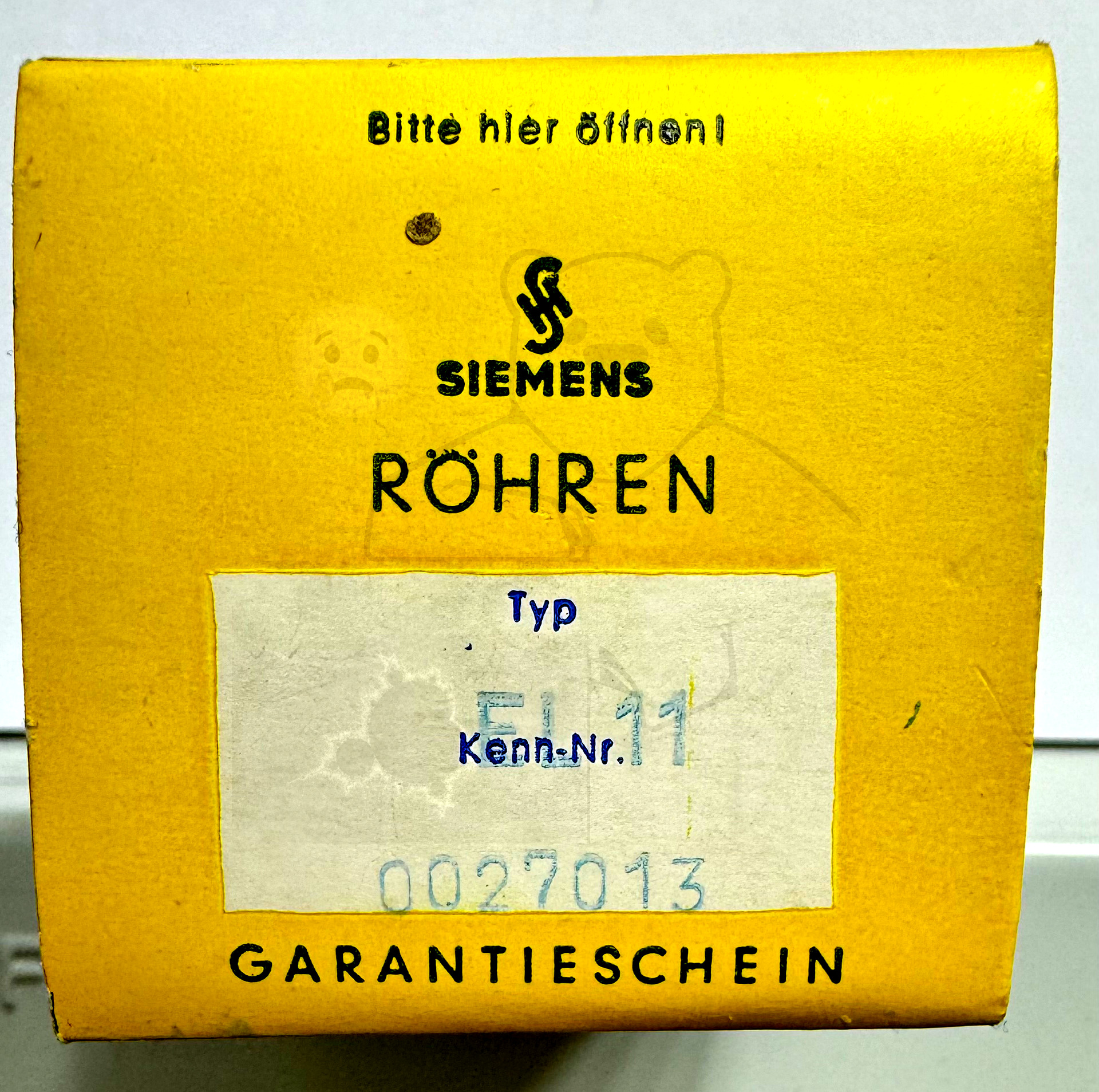 Röhre EL11 #6701 Verpackung Bild 5
