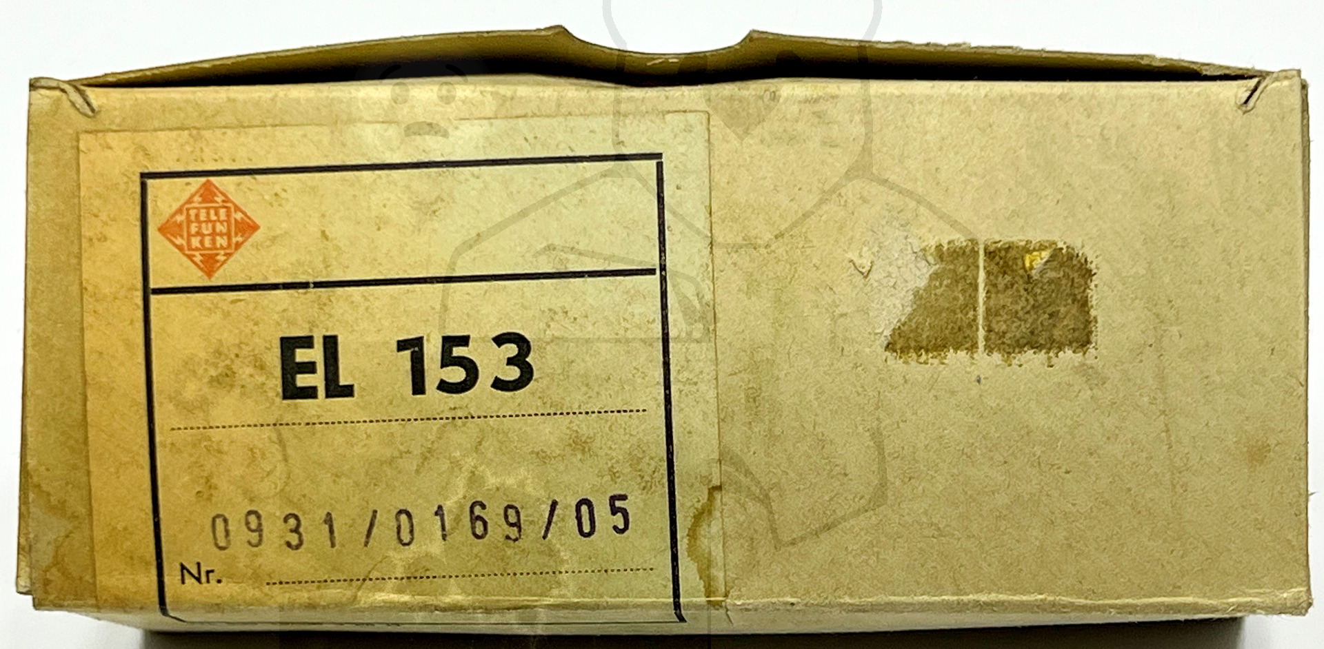 Röhre EL153 #4417 Verpackung