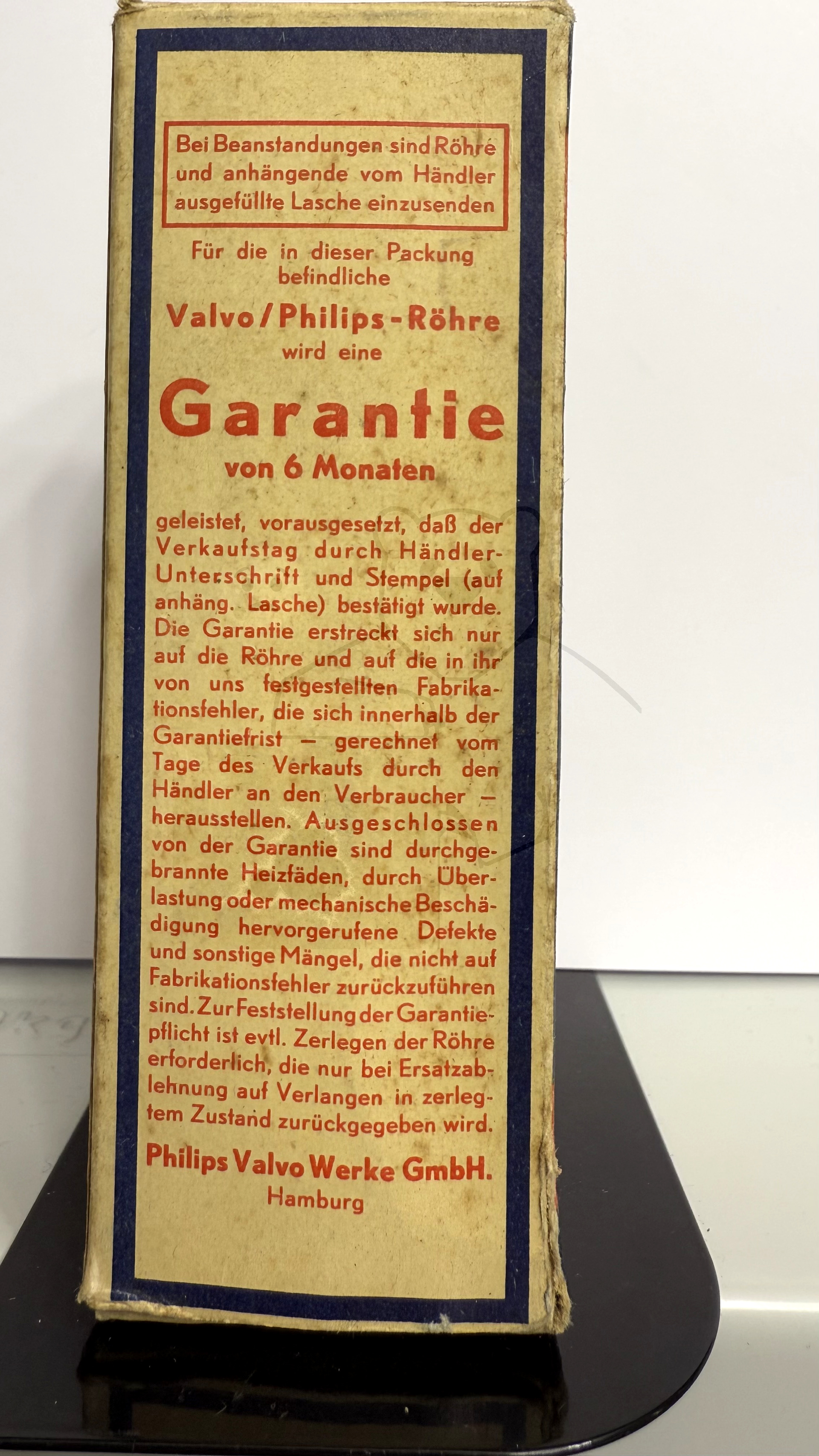 Röhre EL2 #8009 Verpackung Bild 4