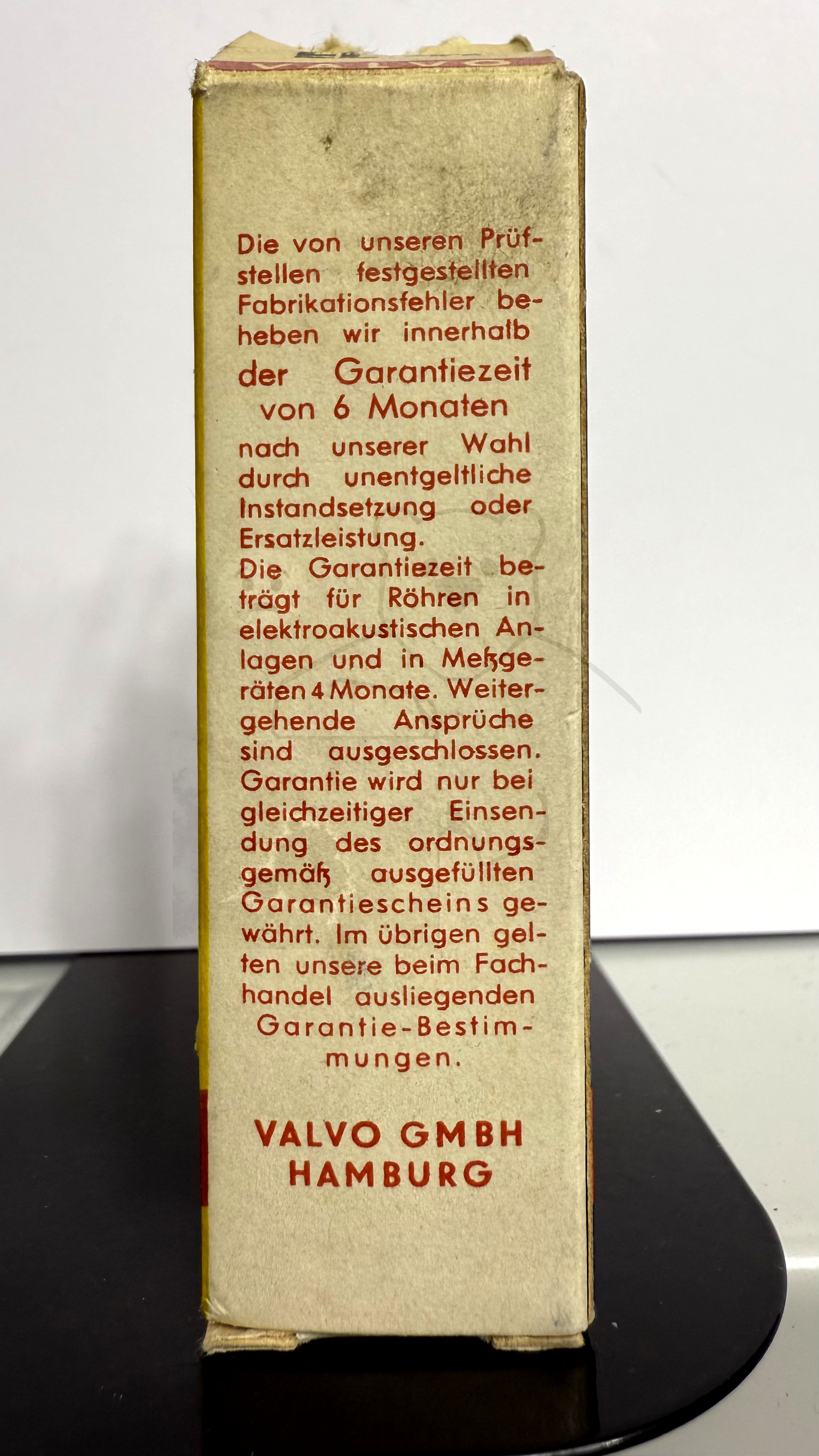 Röhre EL41 #3929 Verpackung Bild 2