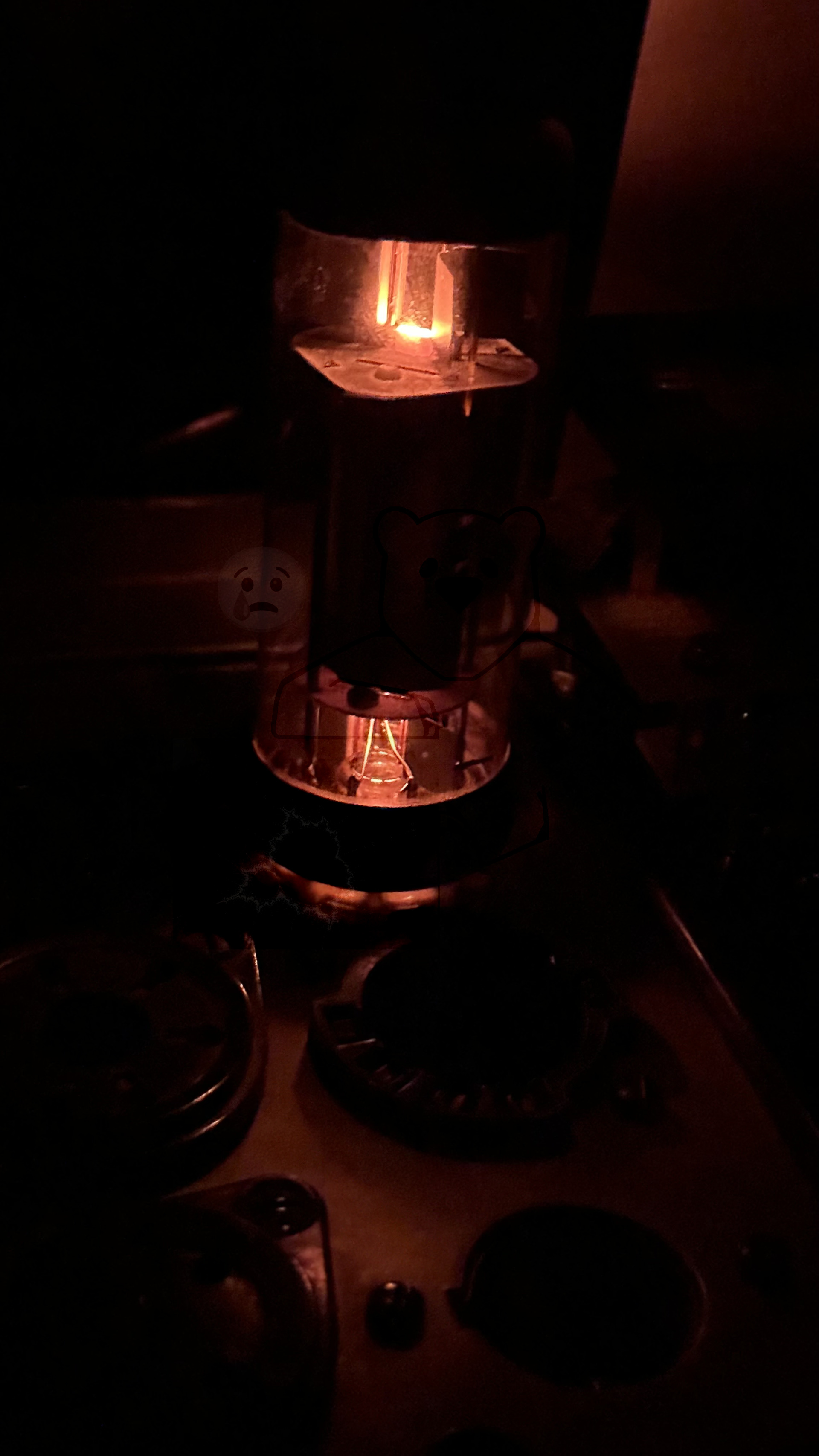 Röhre EL60 #4535 In Betrieb Bild 2