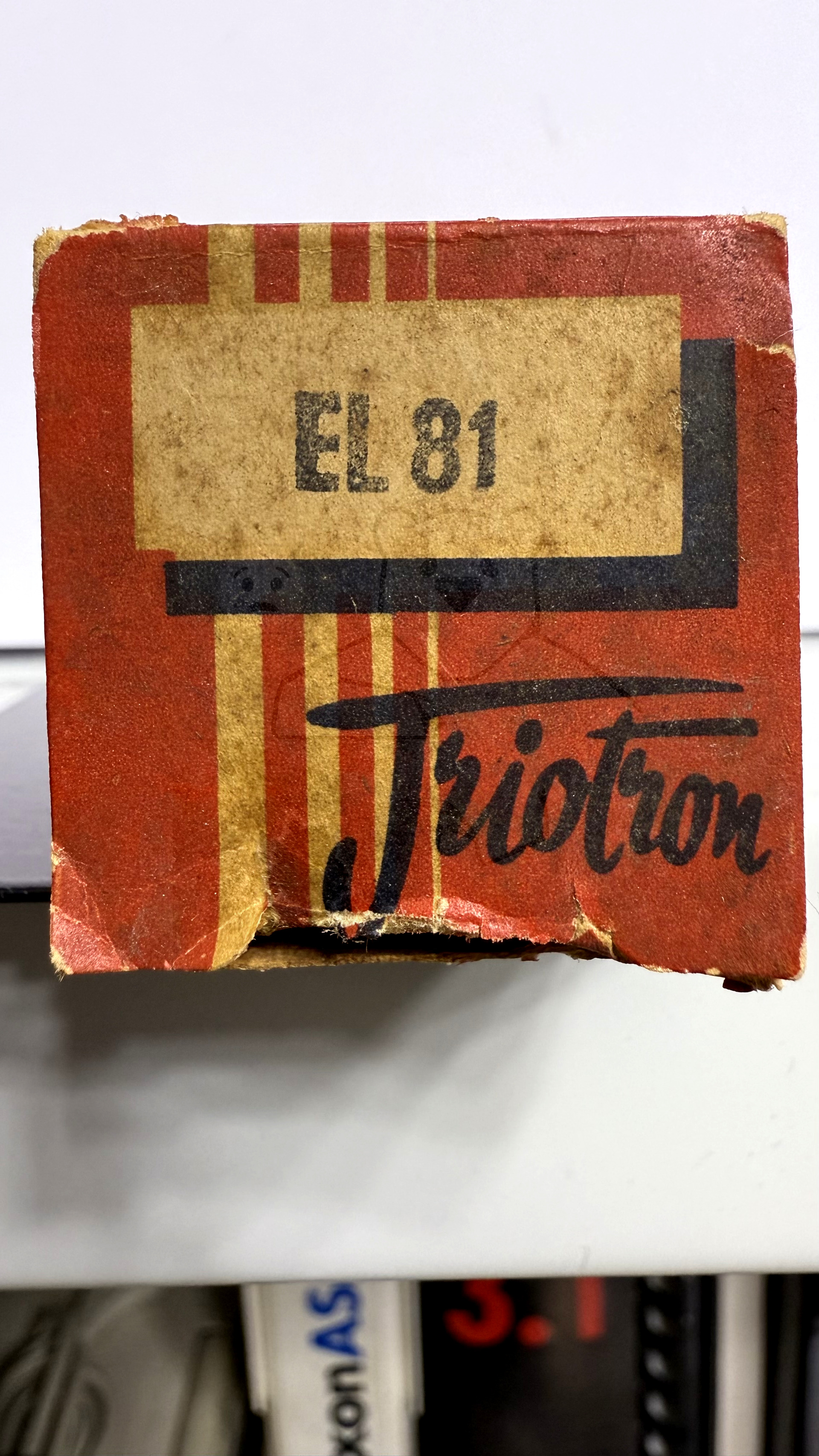 Röhre EL81 #7222 Verpackung Bild 2