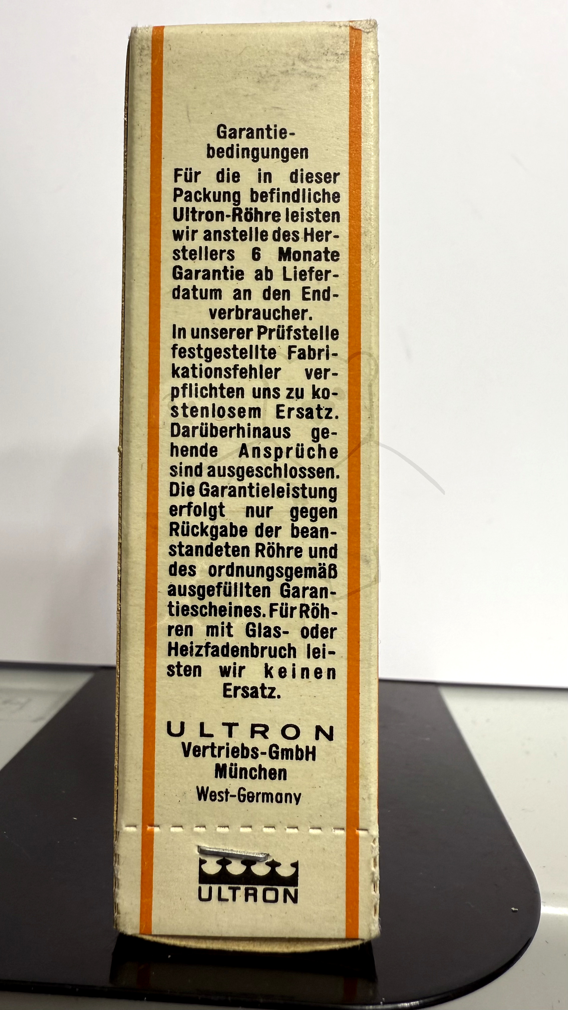 Röhre EL83 #3875 Verpackung Bild 2