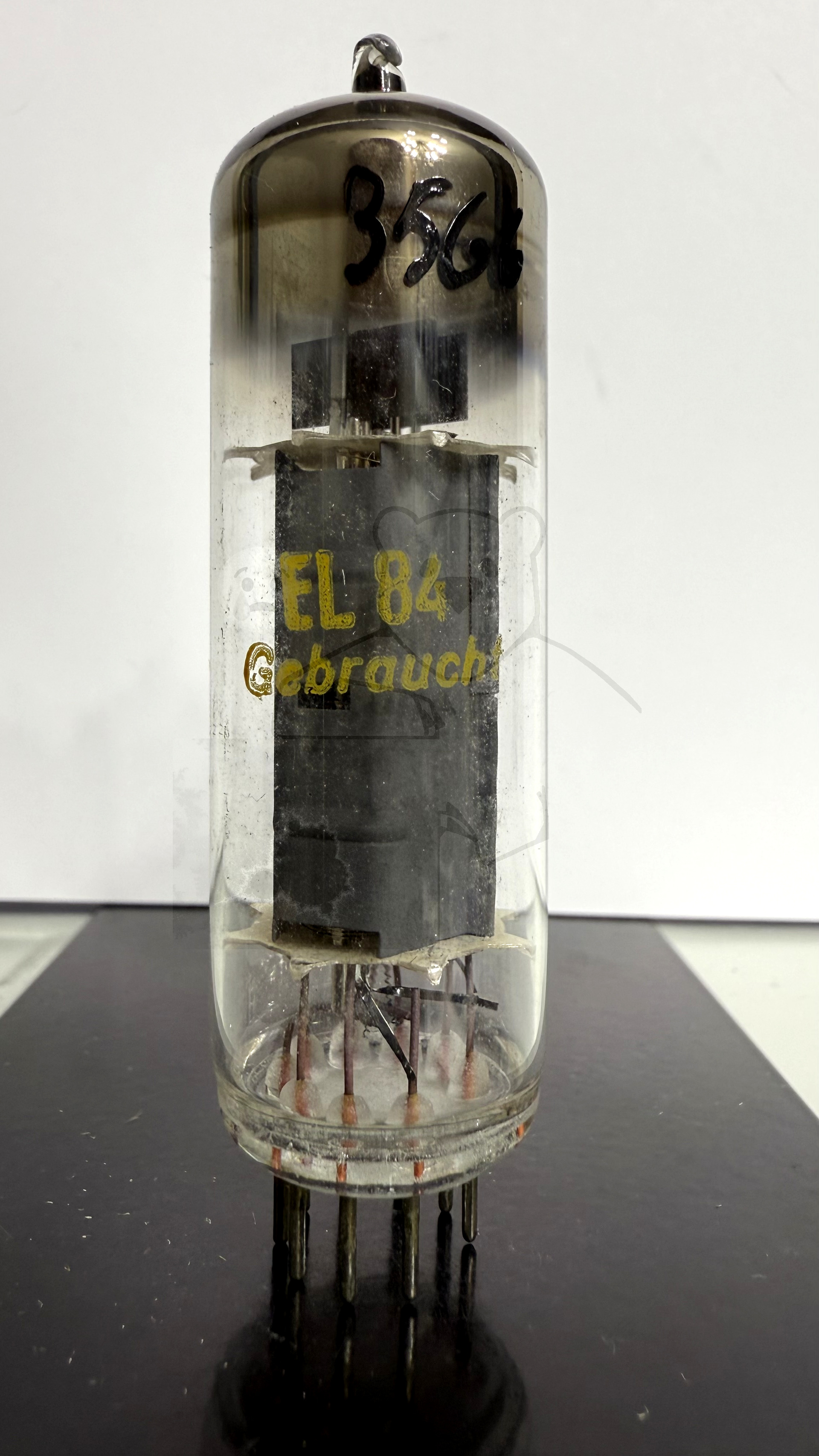 Röhre EL84 #3566 Bild 1 - Zusätzlicher Aufdruck 'Gebraucht'