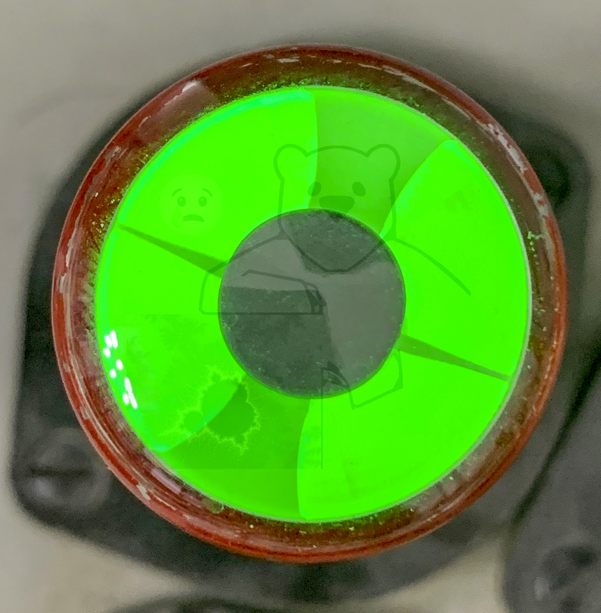 Röhre EM4 #5905 In Betrieb Bild 1