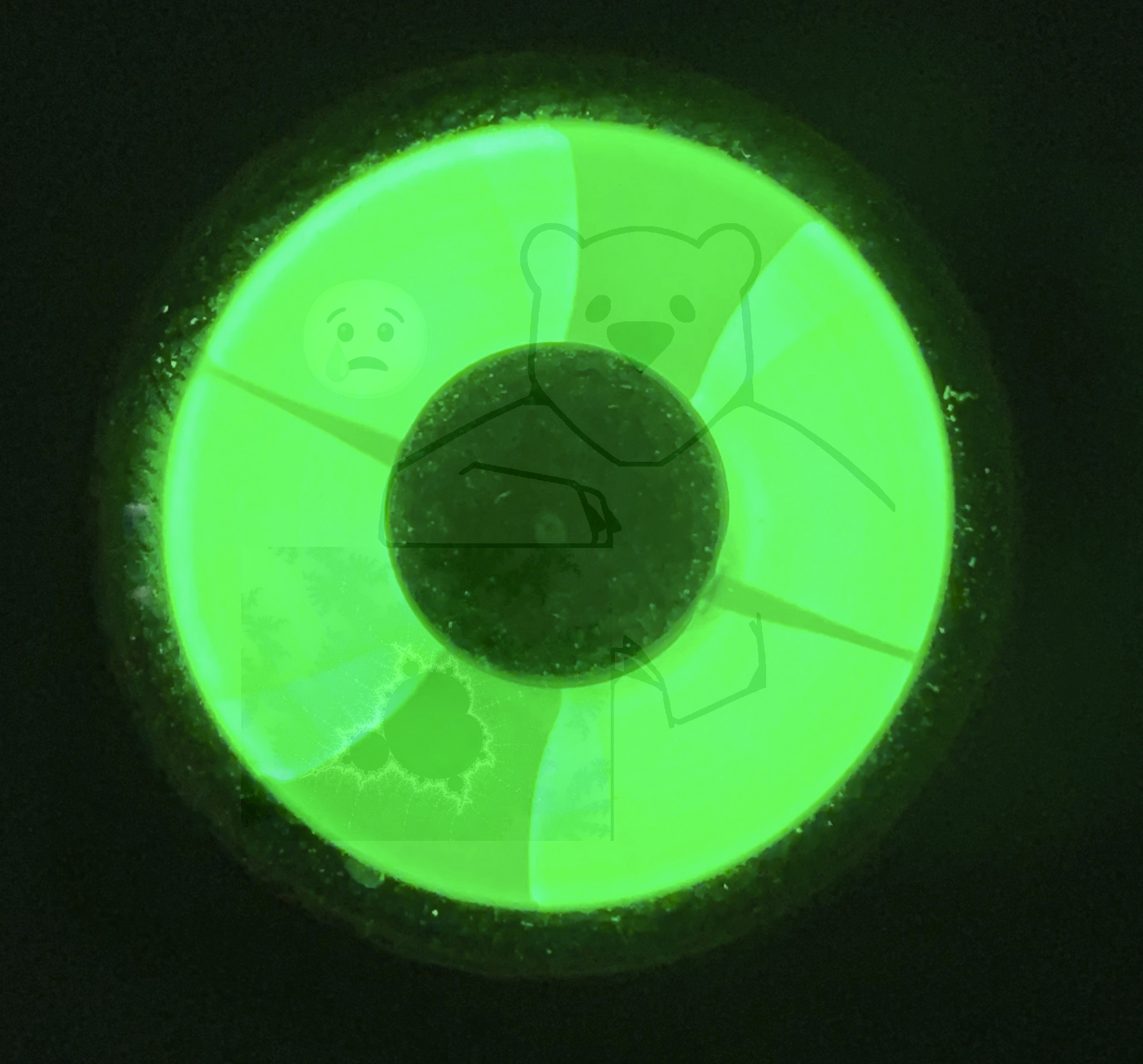 Röhre EM4 #5905 In Betrieb Bild 2