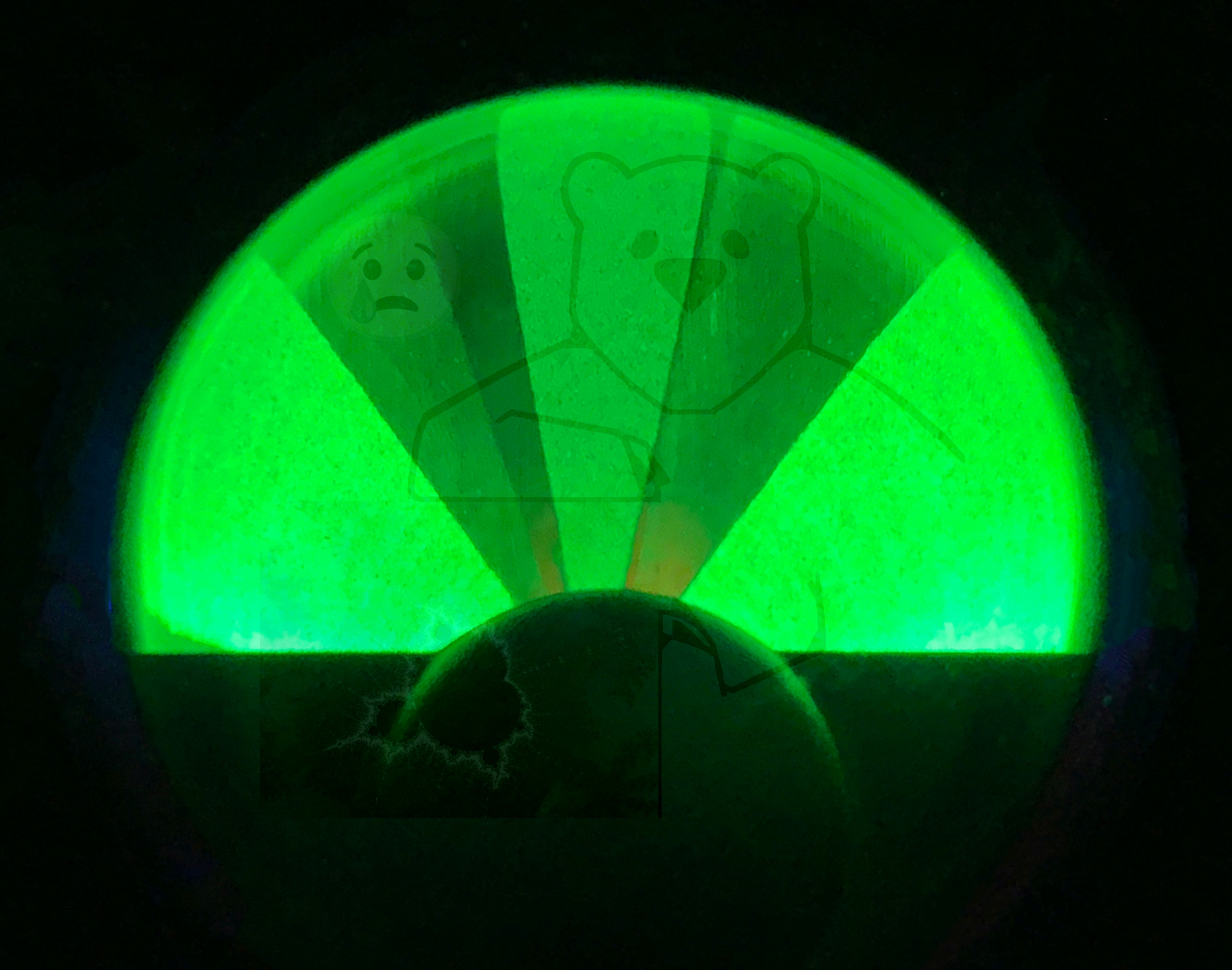 Röhre EM72 #6647 In Betrieb Bild 1