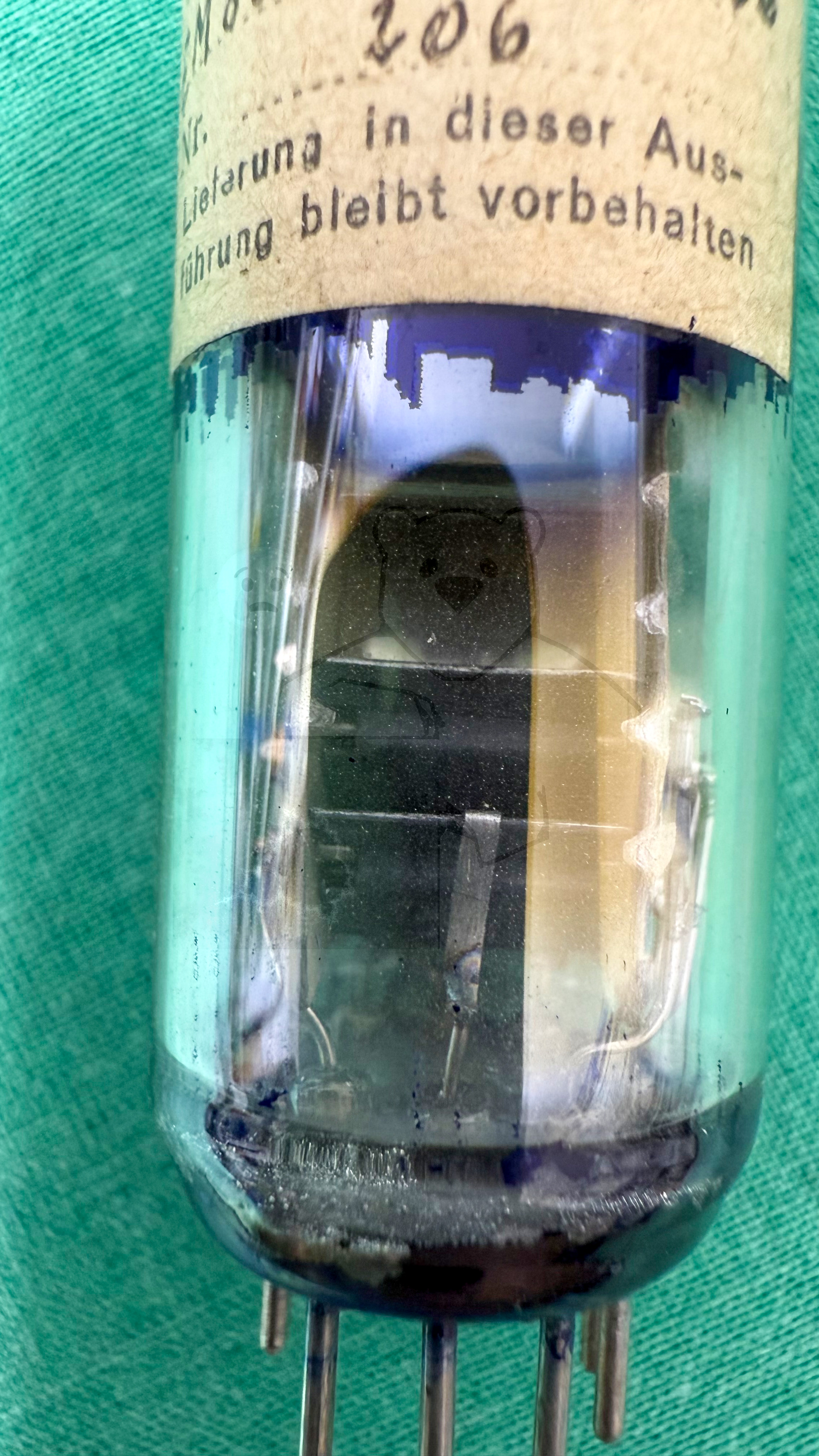 Röhre EM803 Entwicklungsmuster vom 26-09-1956 #7774 Bild 24