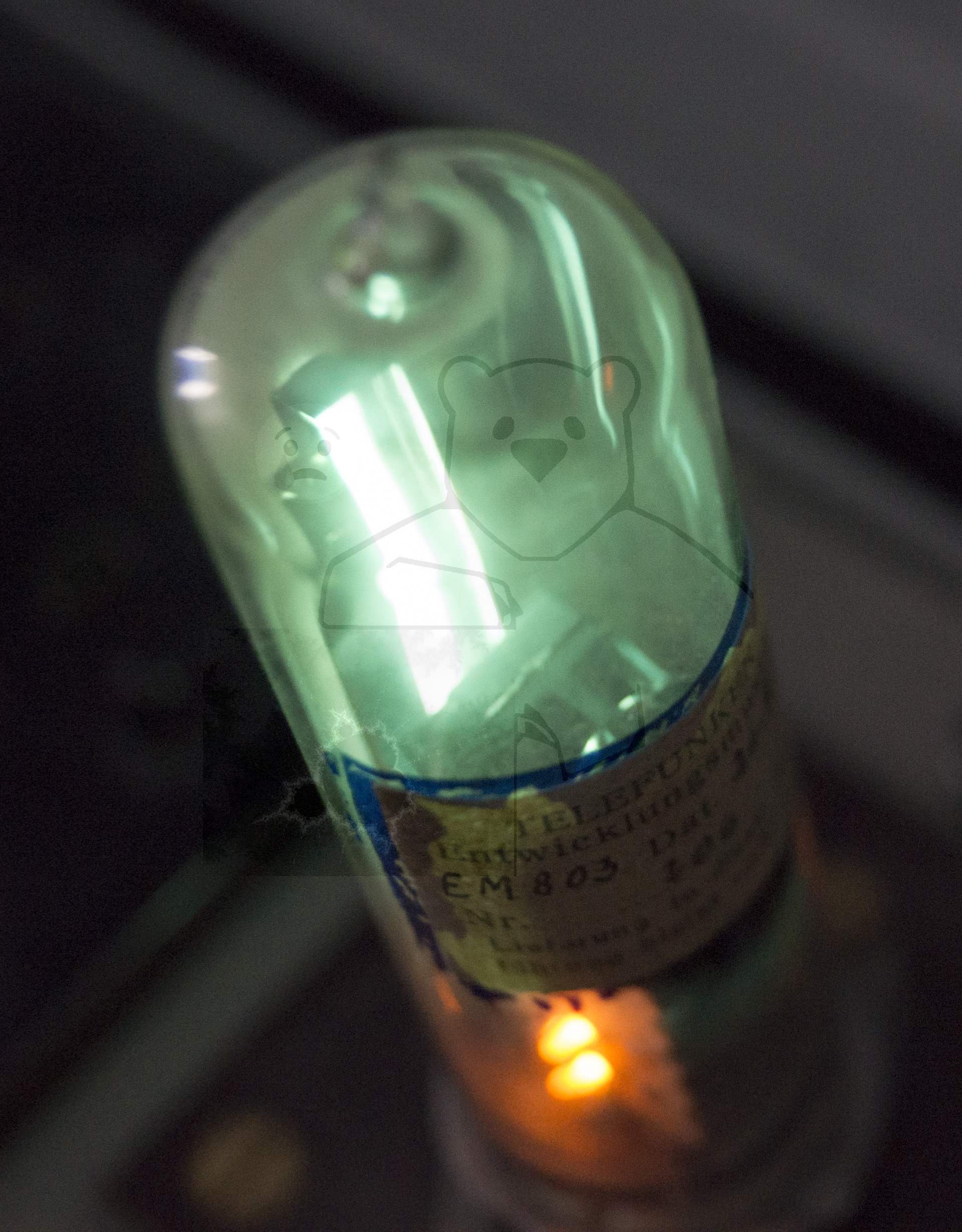 Röhre EM803 Entwicklungsmuster vom 26-09-1956 #7774 In Betrieb Bild 05