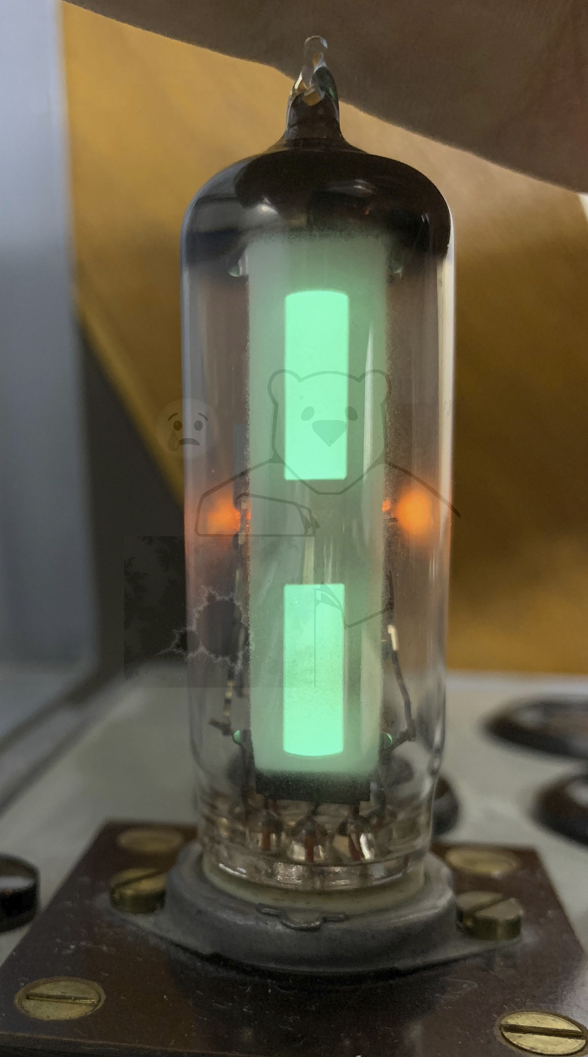 Röhre EM84 #6824 In Betrieb Bild 1