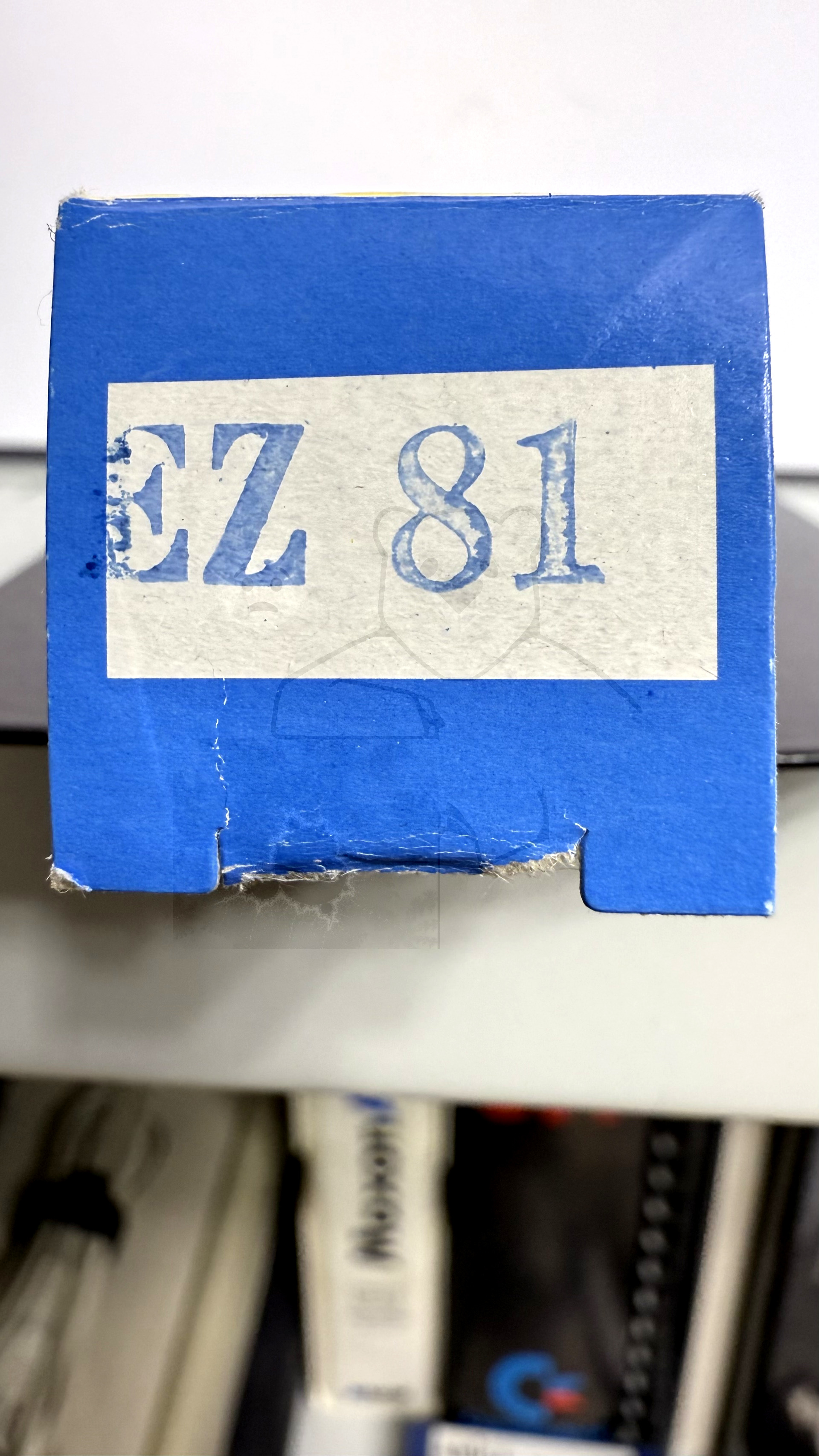 Röhre EZ81 #3574 Verpackung Bild 3