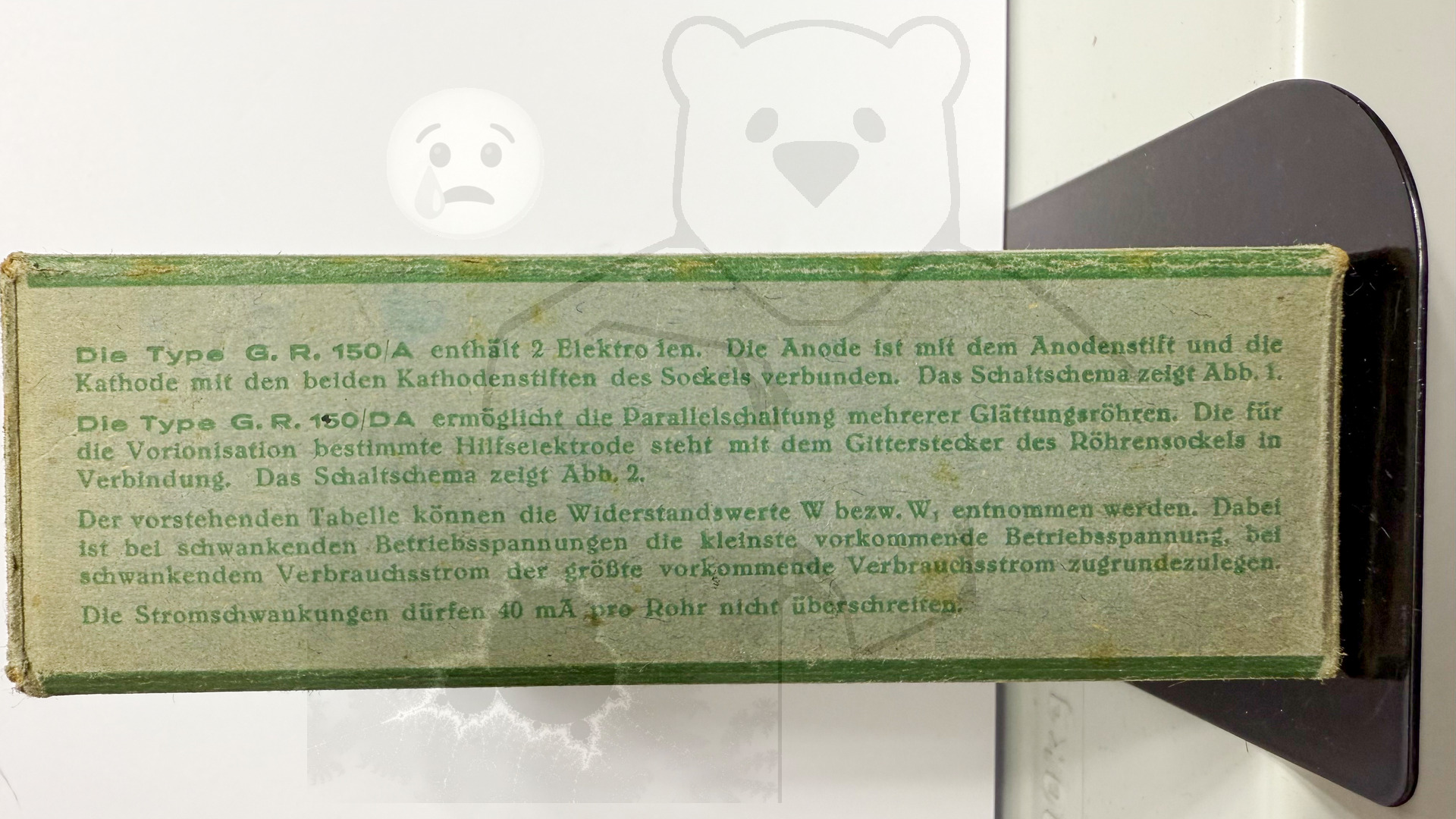 Röhre GR150-A #8295 Verpackung Bild 7