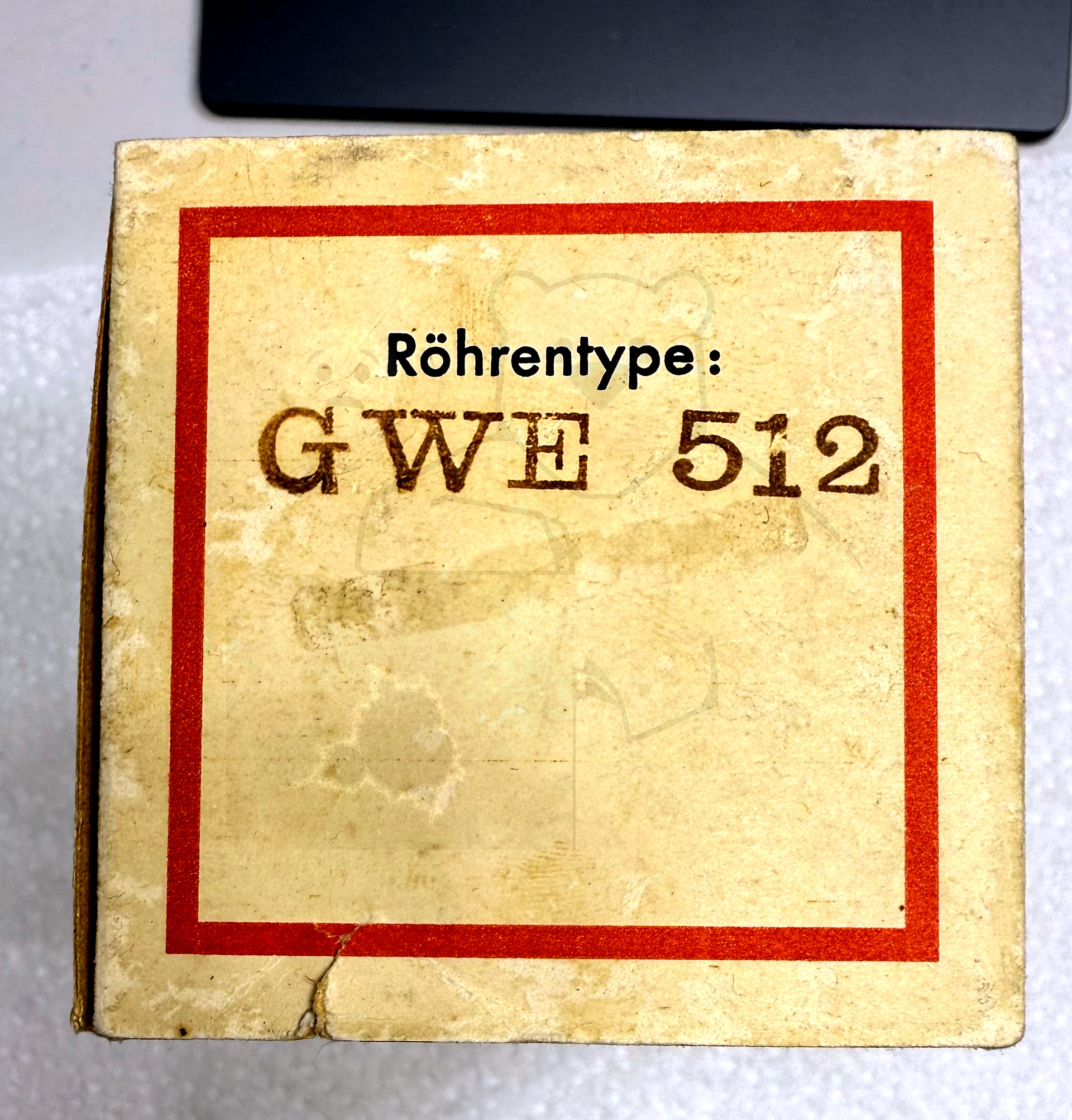 Röhre GWE 512 (Gundelach) #8222 Verpackung Bild 7