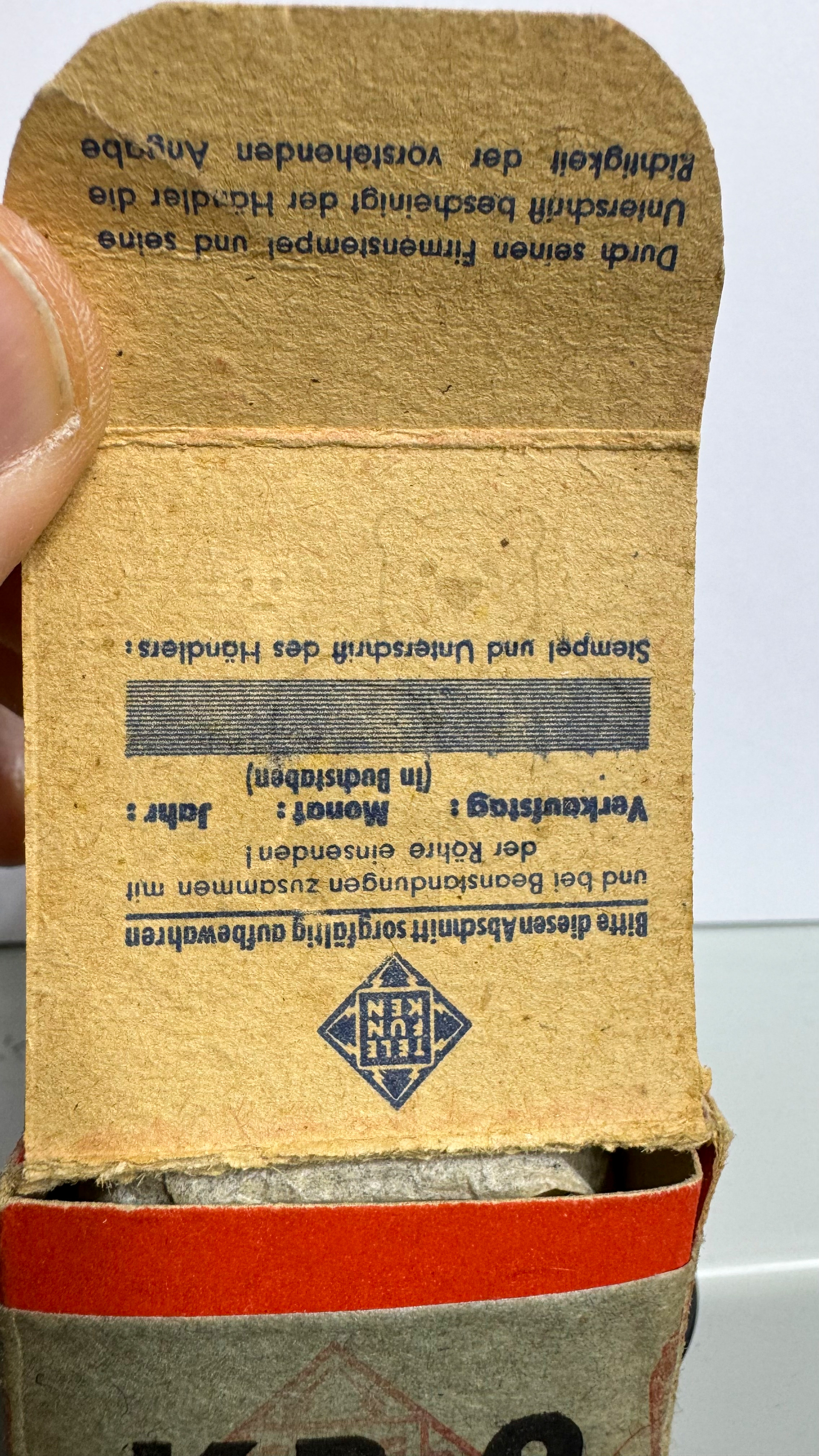 Röhre KB2 #3312 Verpackung Bild 5