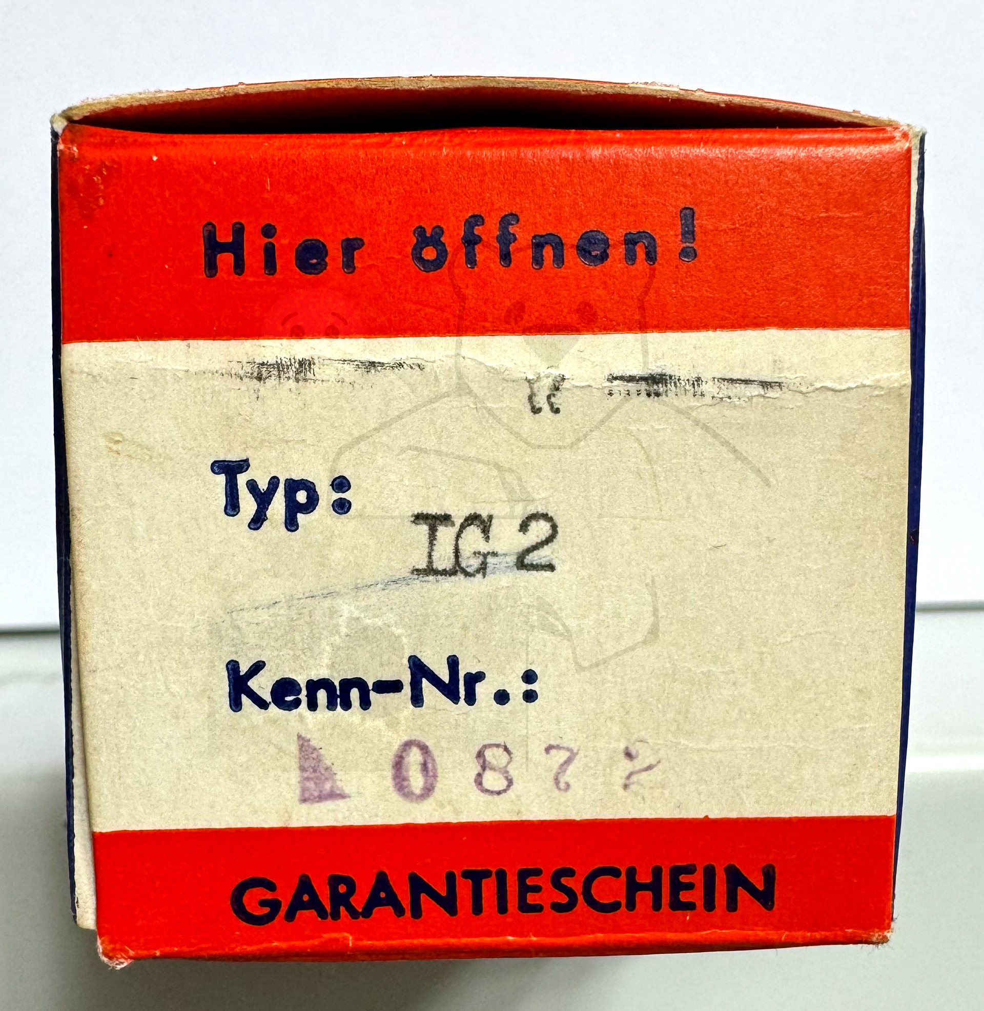 Röhre LG2 #4581 Verpackung Bild 2